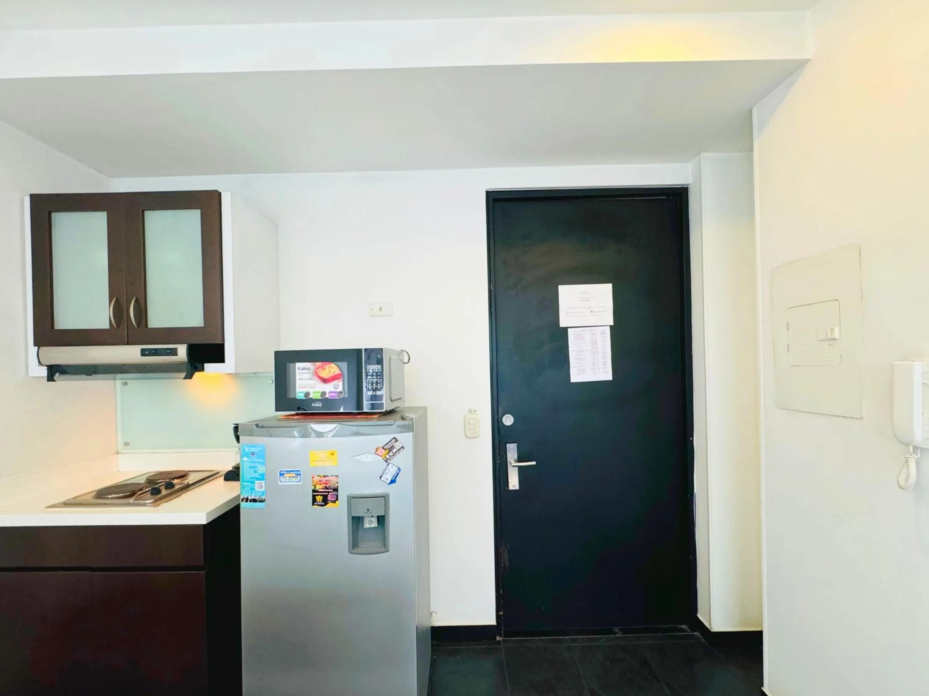 Kitchen or kitchenette in Aparta Suite Continental Bogotá