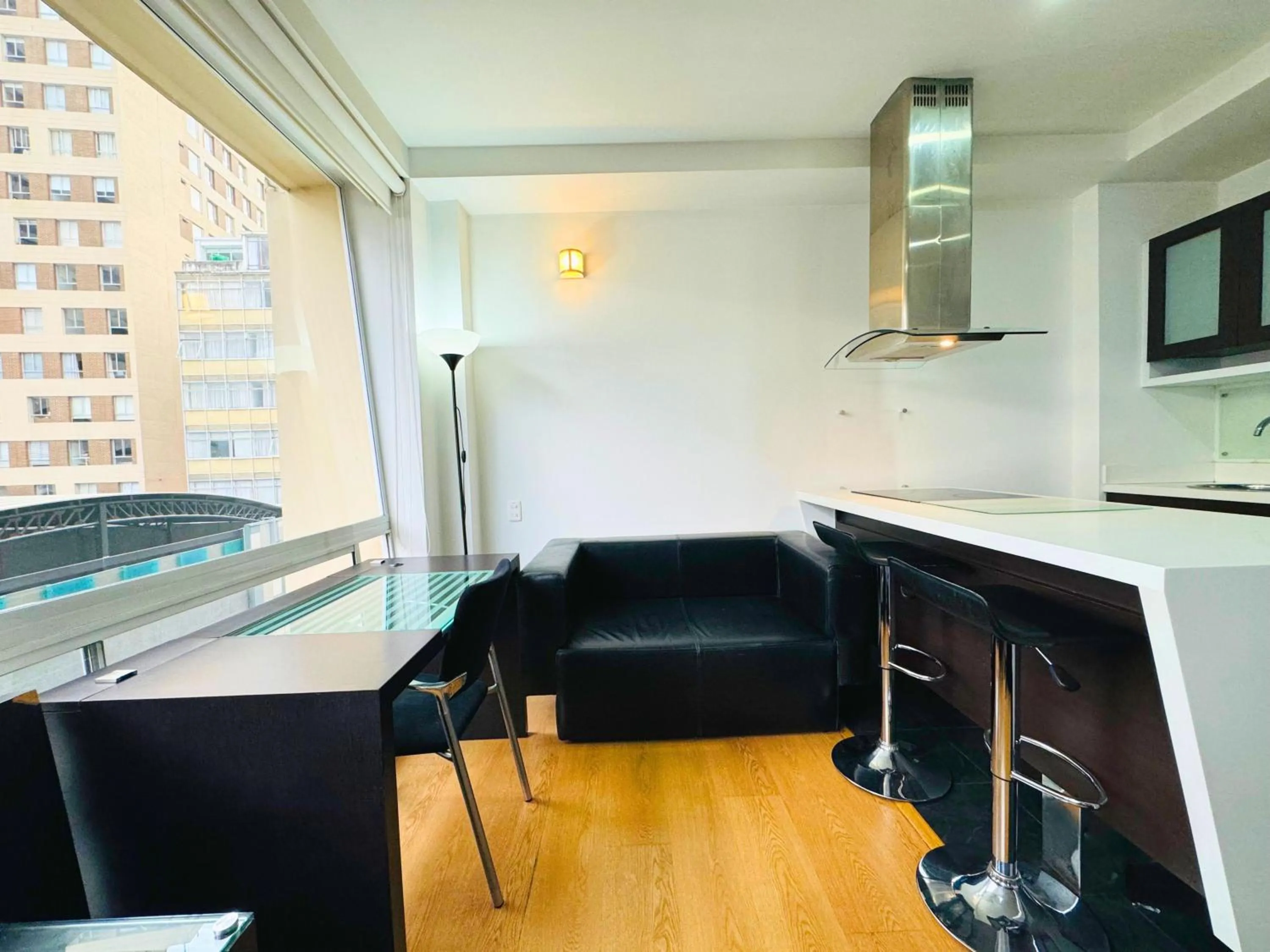 Living room in Aparta Suite Continental Bogotá