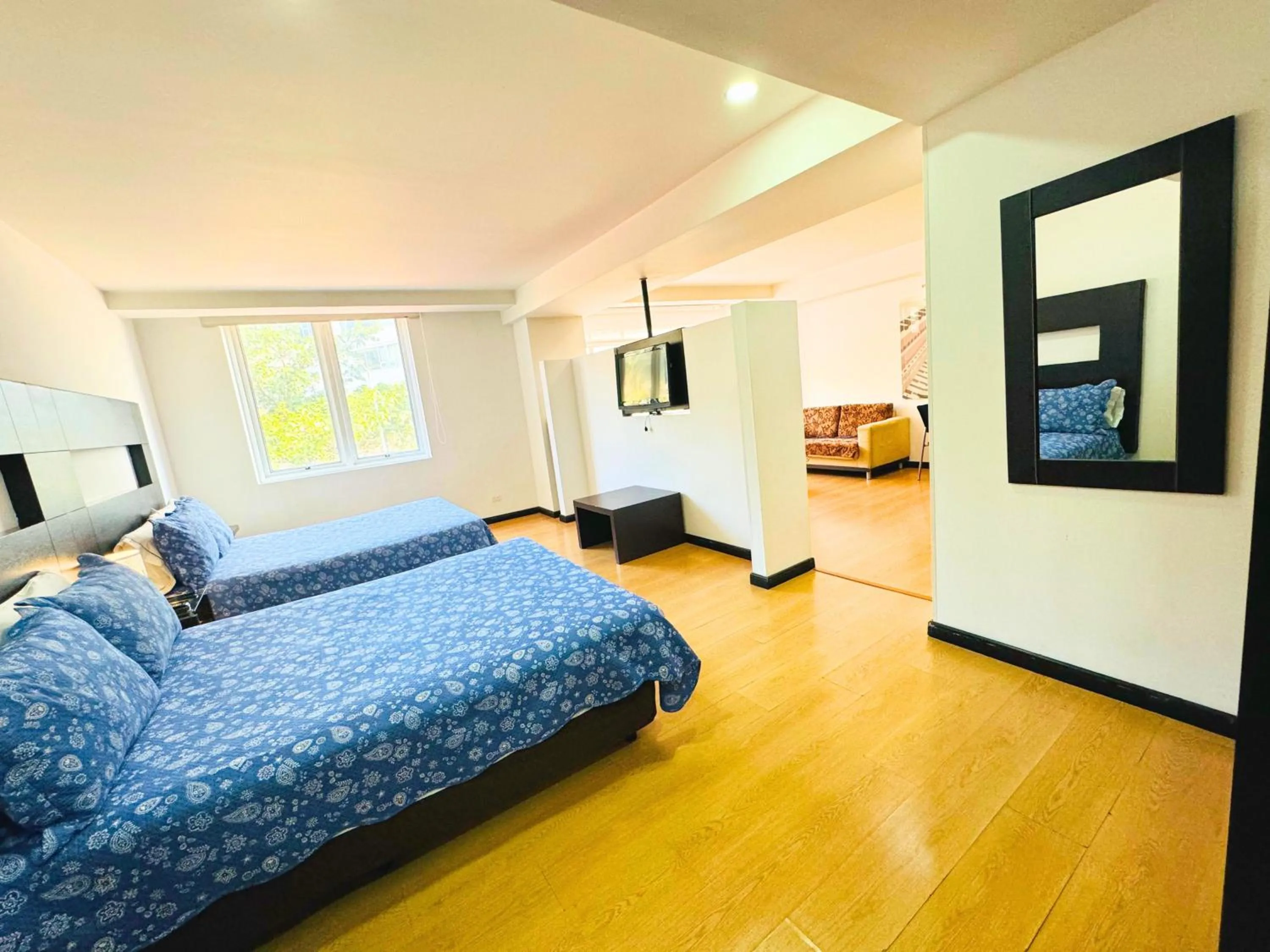 Bed in Aparta Suite Continental Bogotá