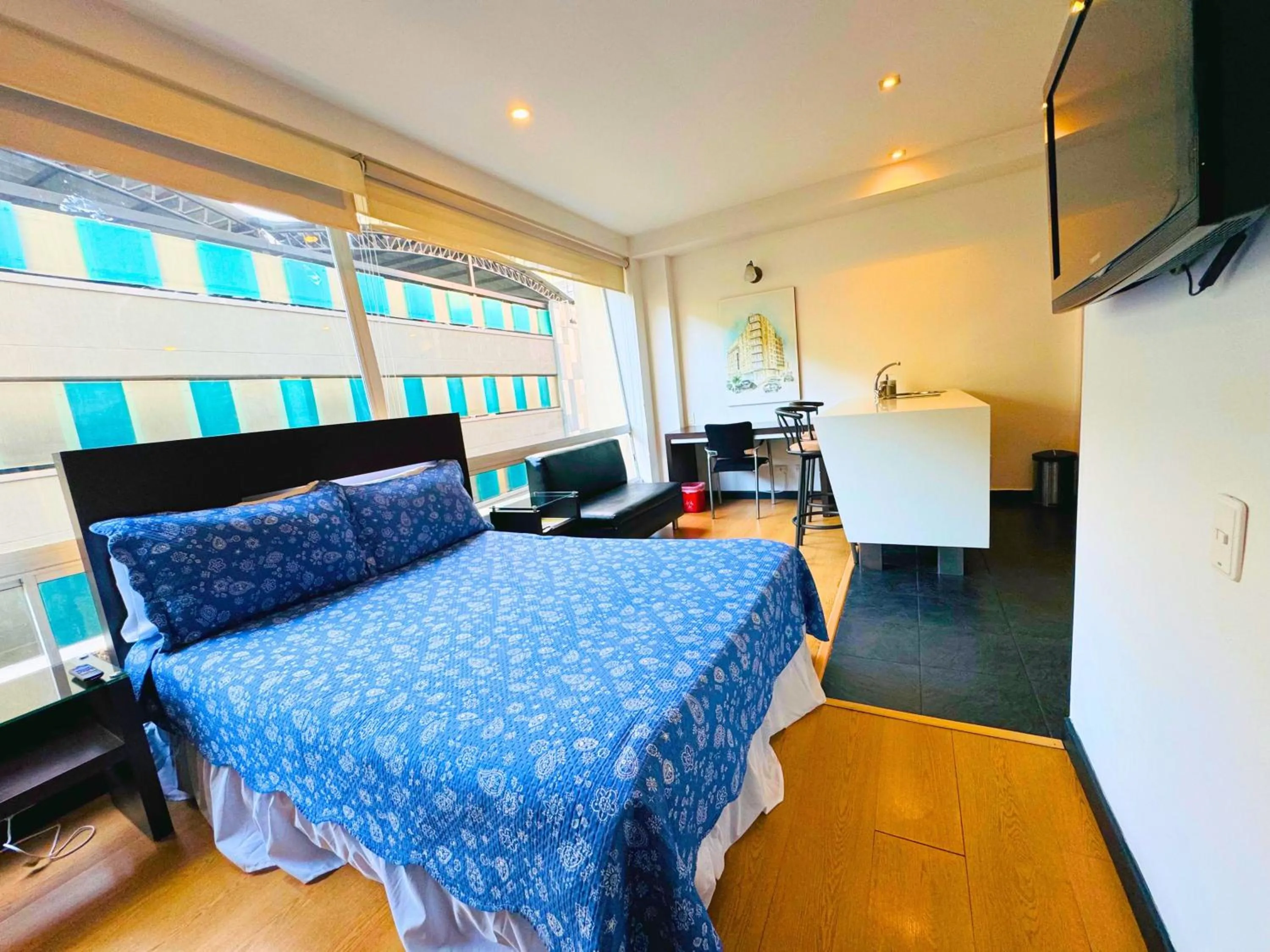 Bed in Aparta Suite Continental Bogotá