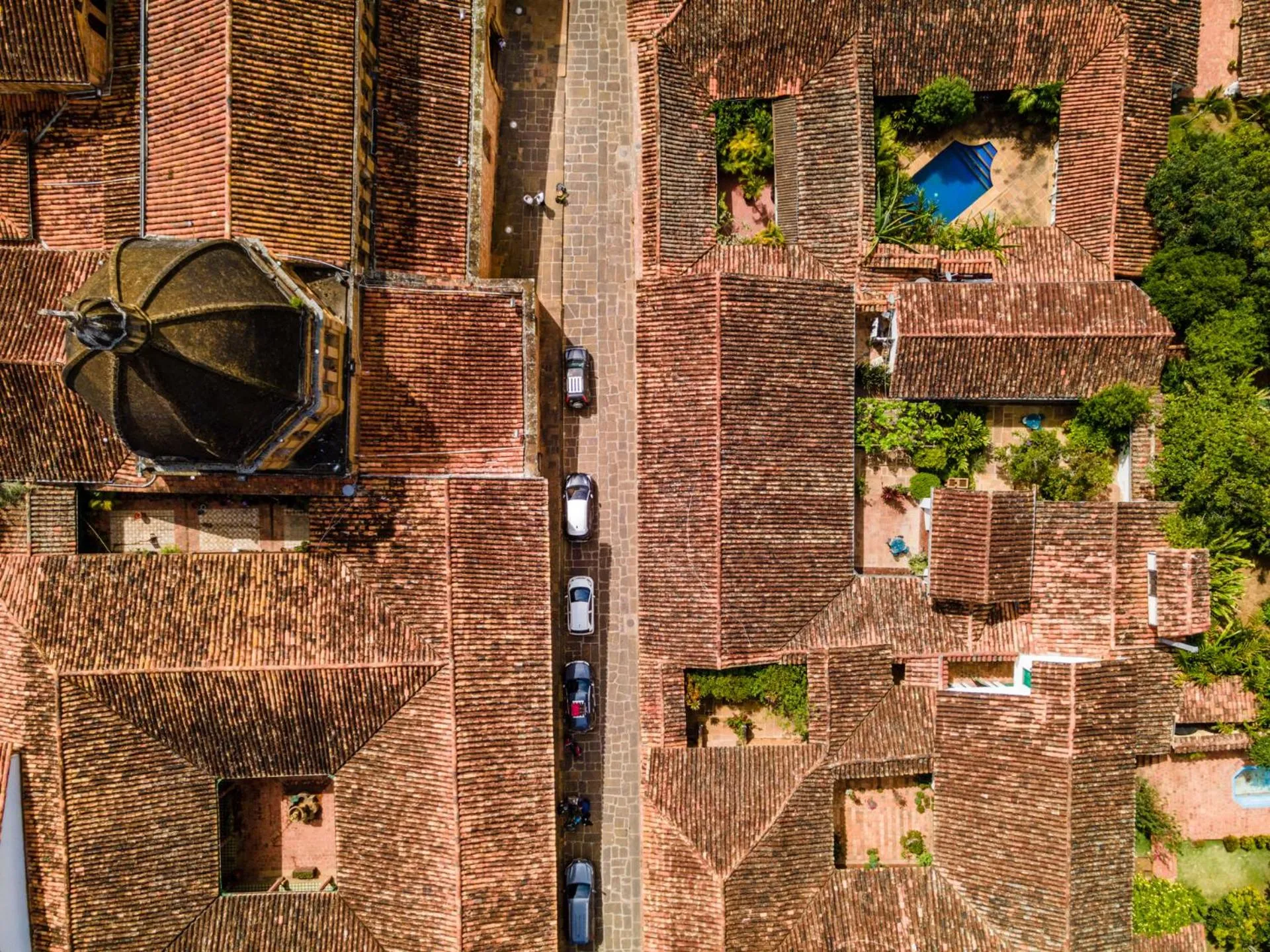 Bird's eye view in Posada del Campanario