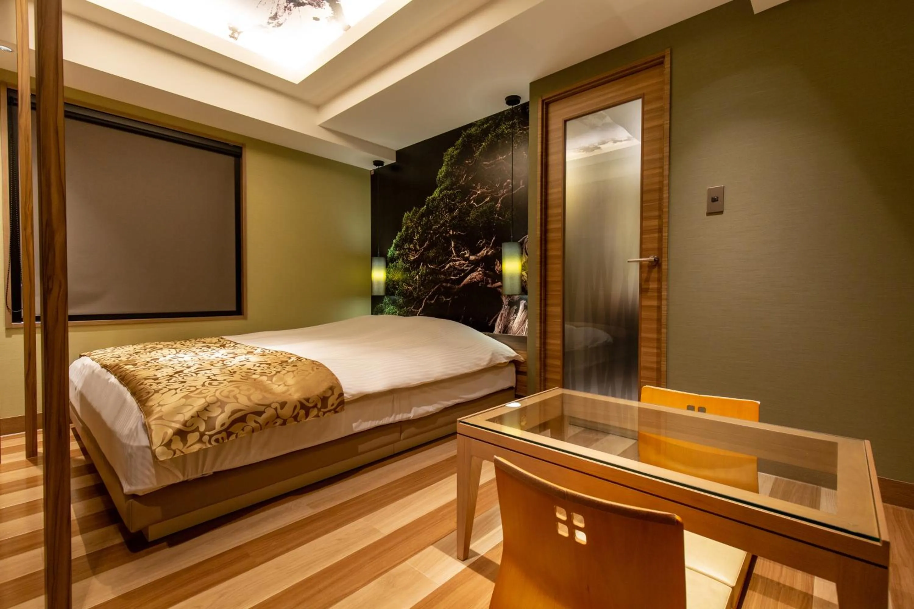 Bed in Hotel Karuta Akasaka -Adult only-