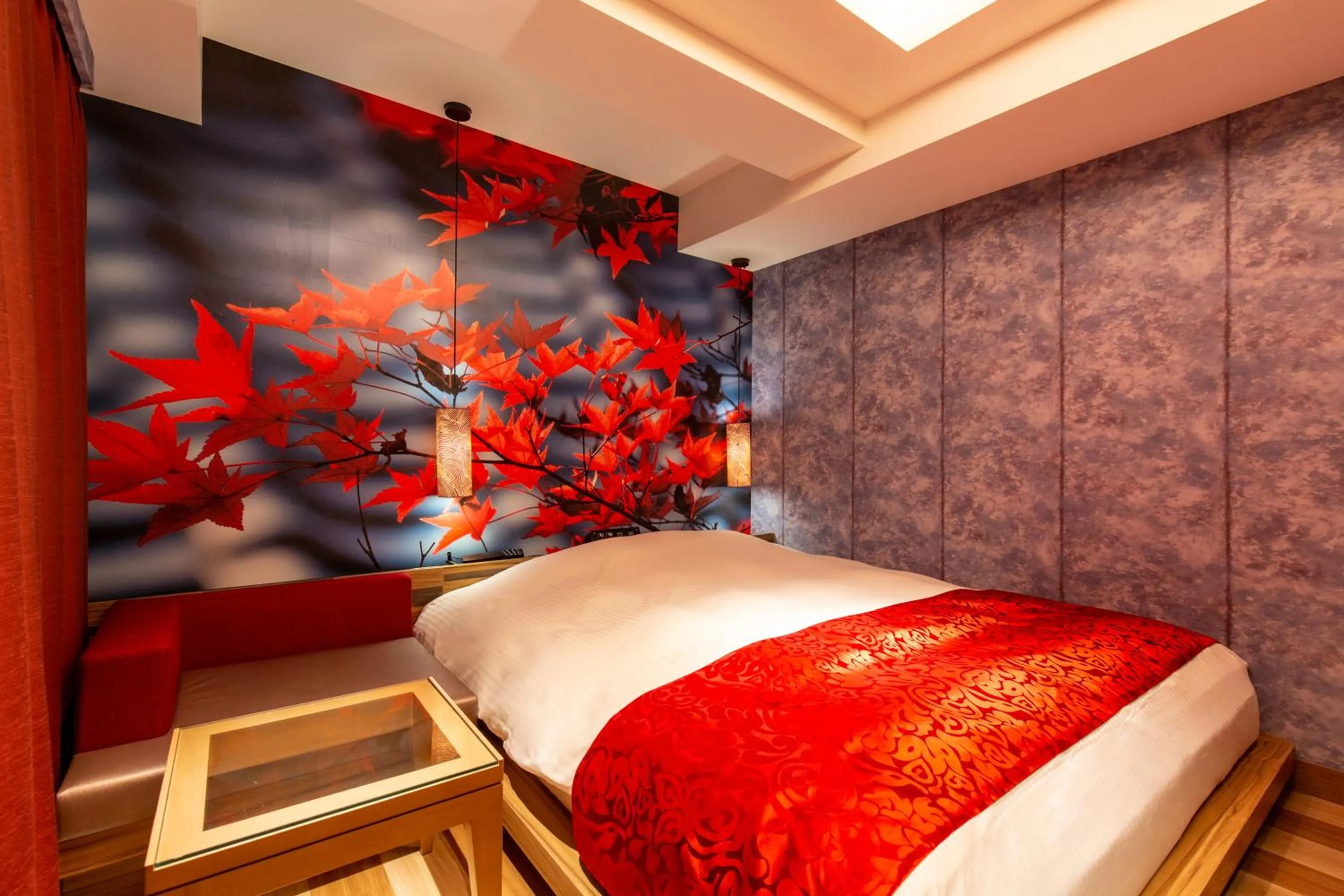 Bed in Hotel Karuta Akasaka -Adult only-