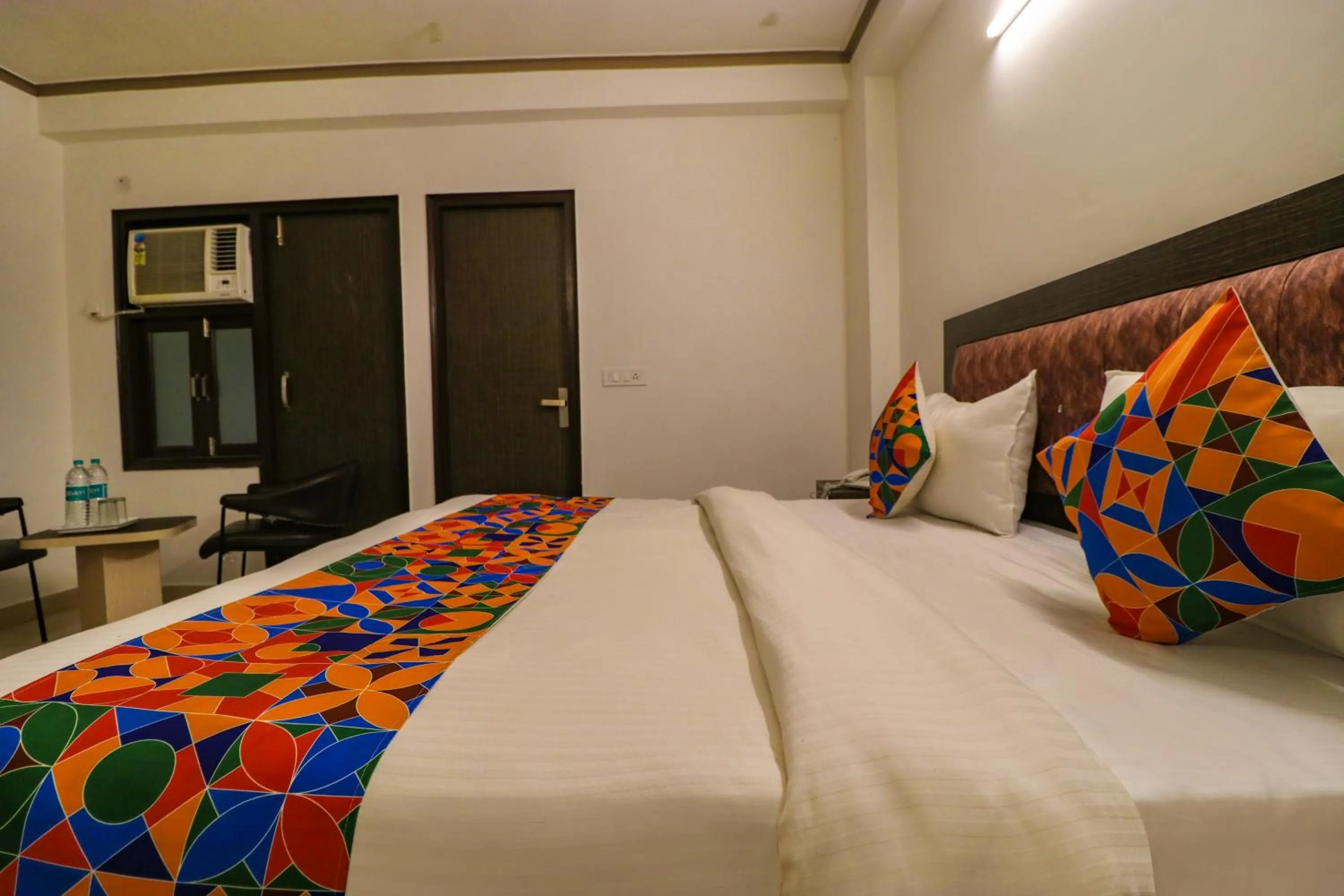 Bed in FabHotel Dolphin International - Nr IGI Airport New Delhi