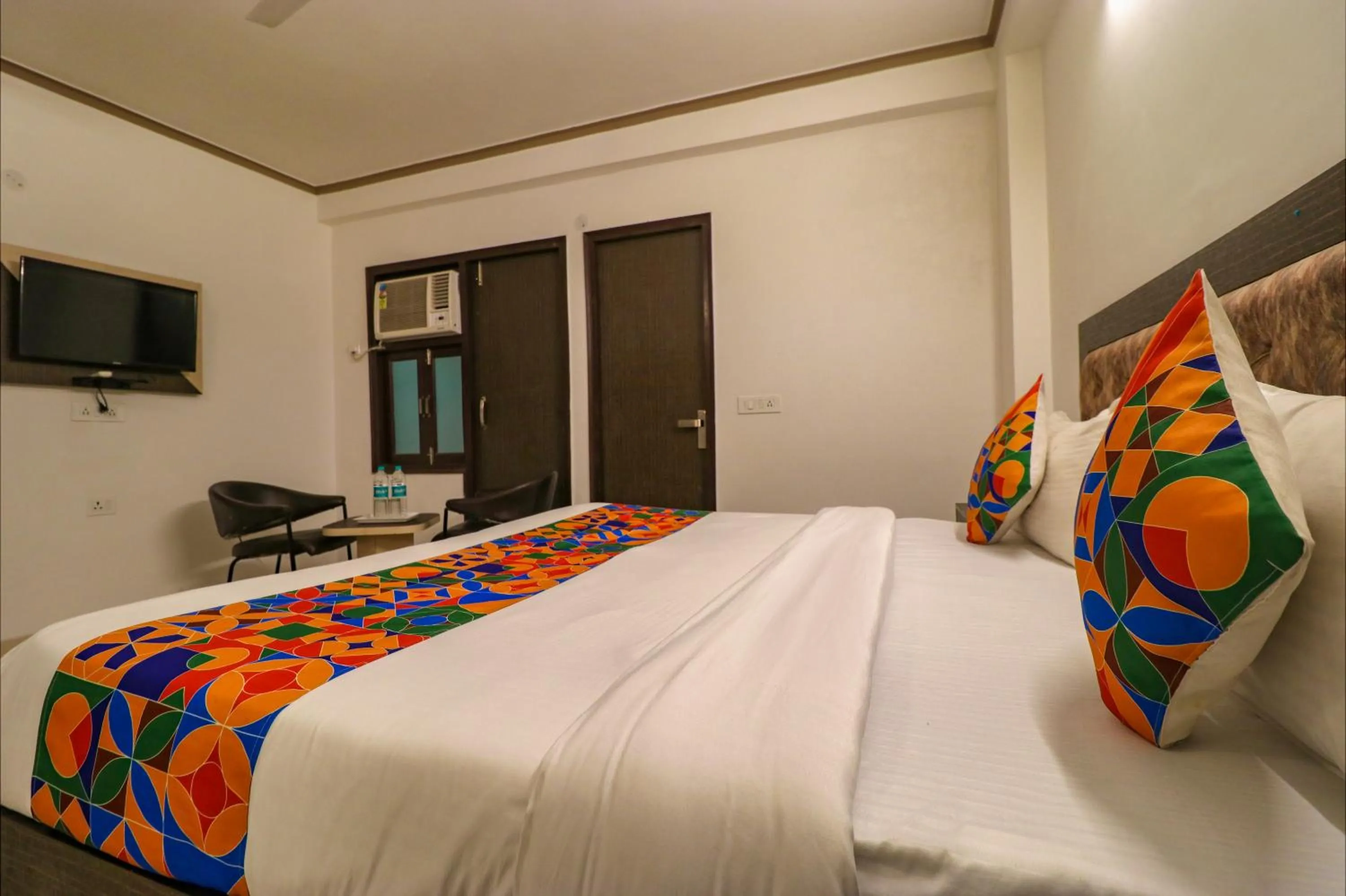 Bed in FabHotel Dolphin International - Nr IGI Airport New Delhi
