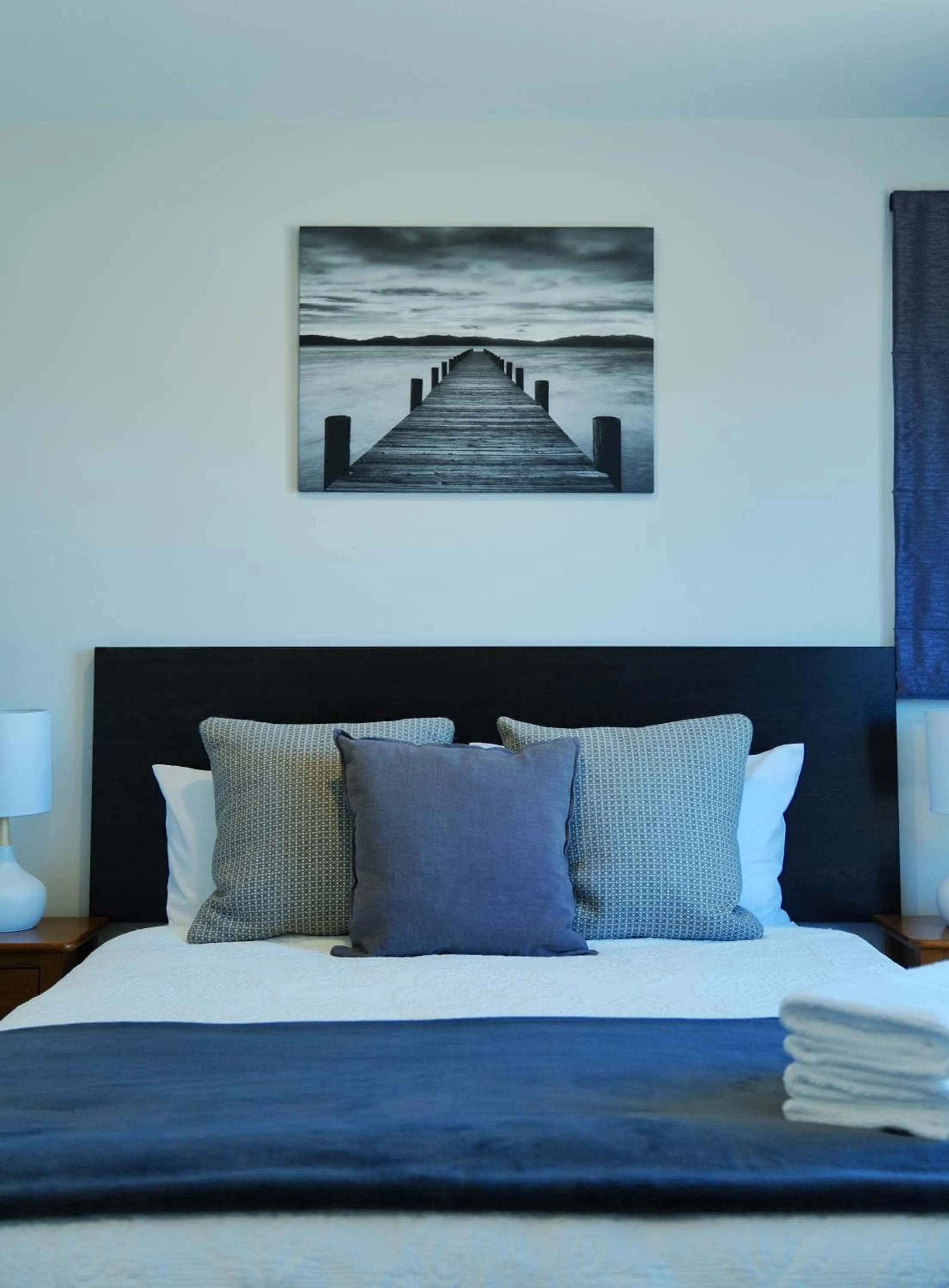 Bed in Kingfisher Lodge