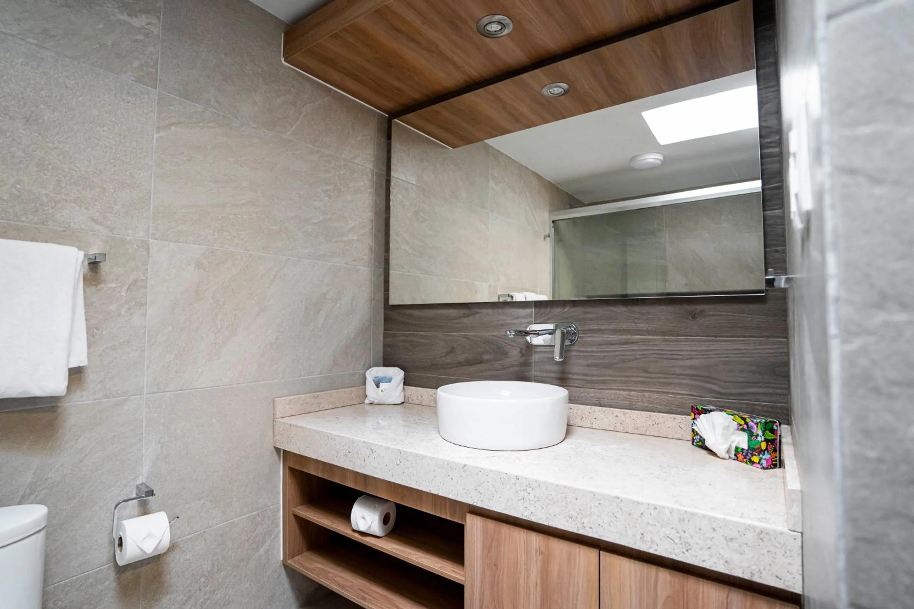 Bathroom in La Posada Hotel y Suites