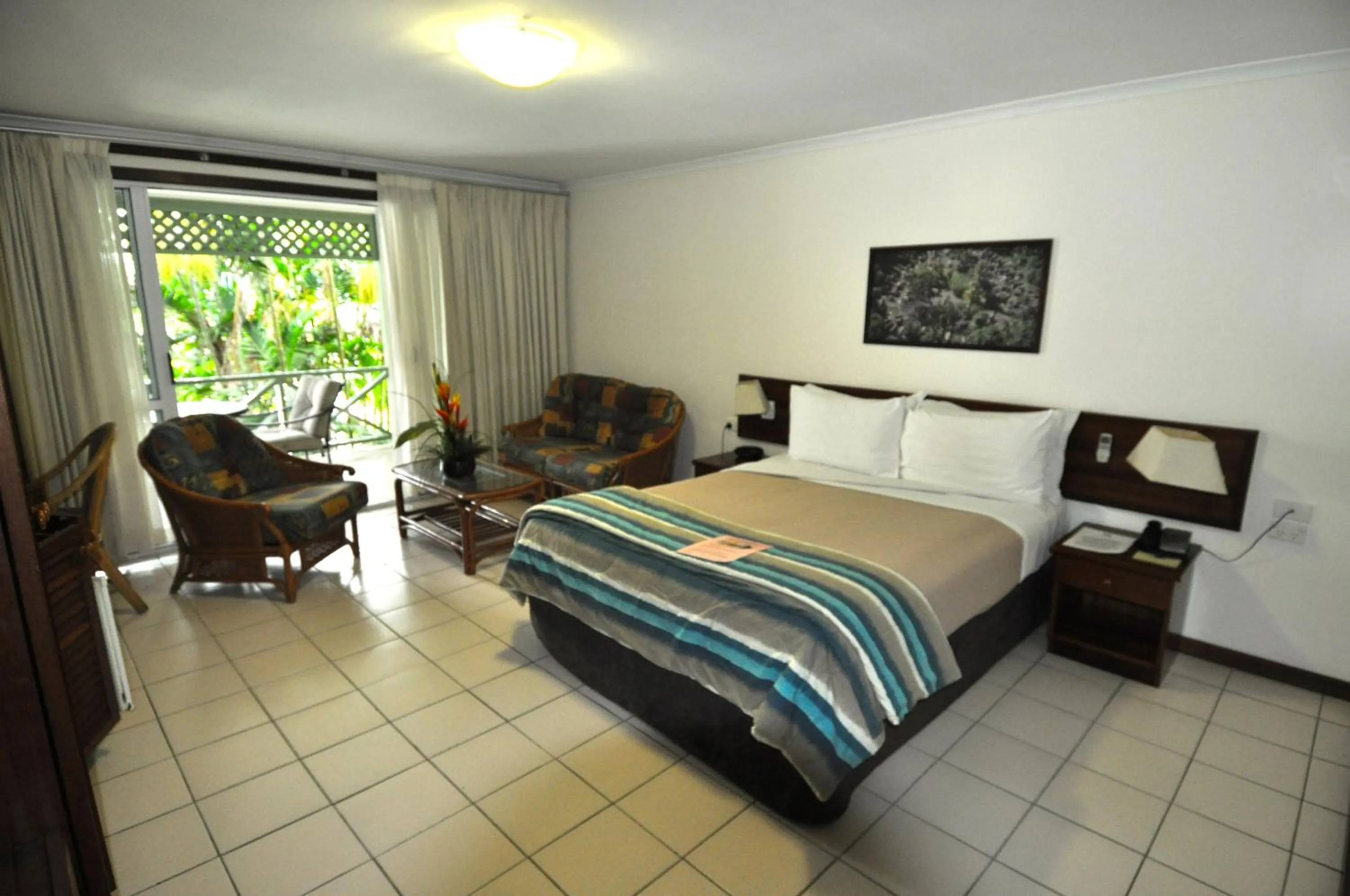 Bedroom, Bed in Madang Resort