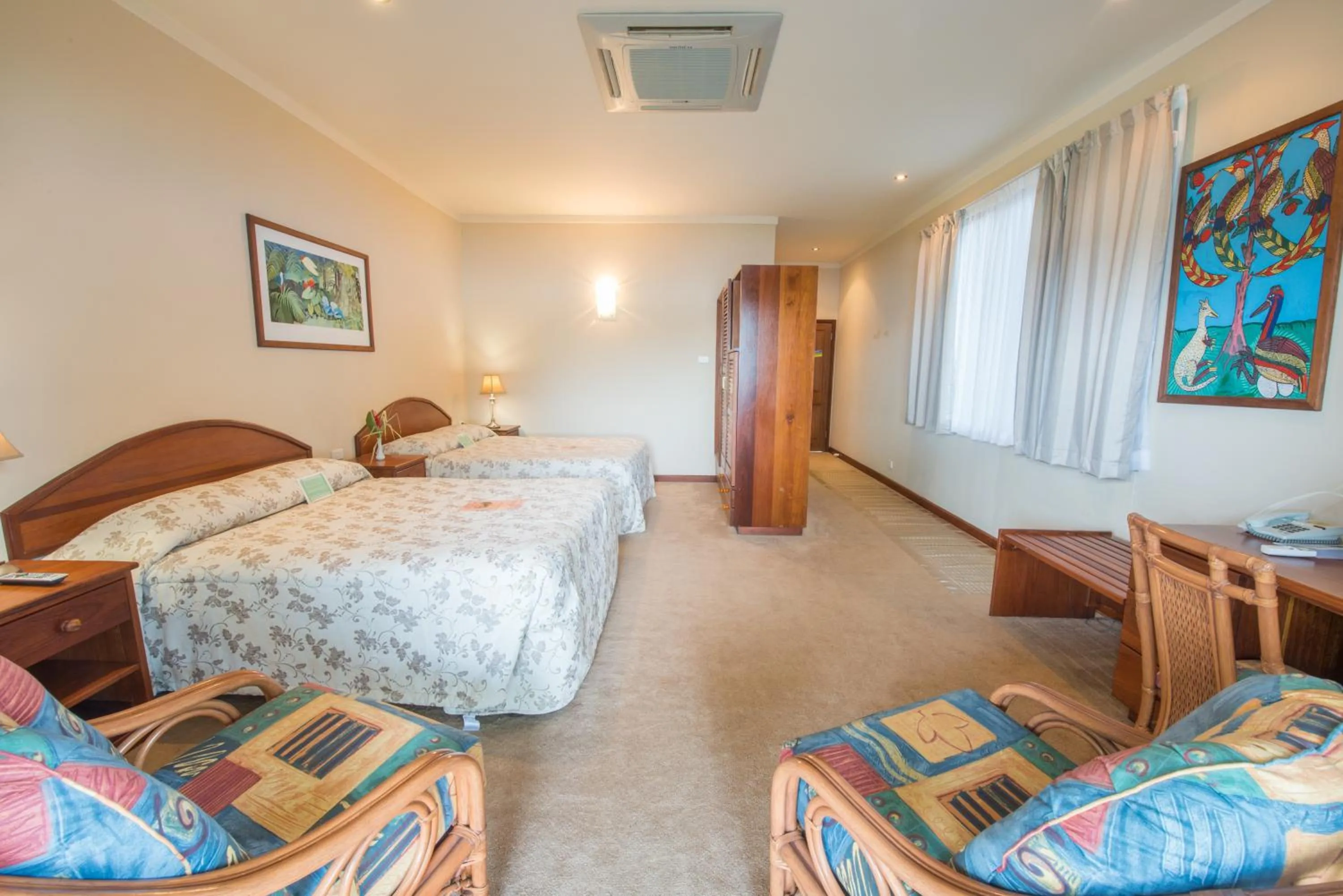 Bedroom, Bed in Madang Resort