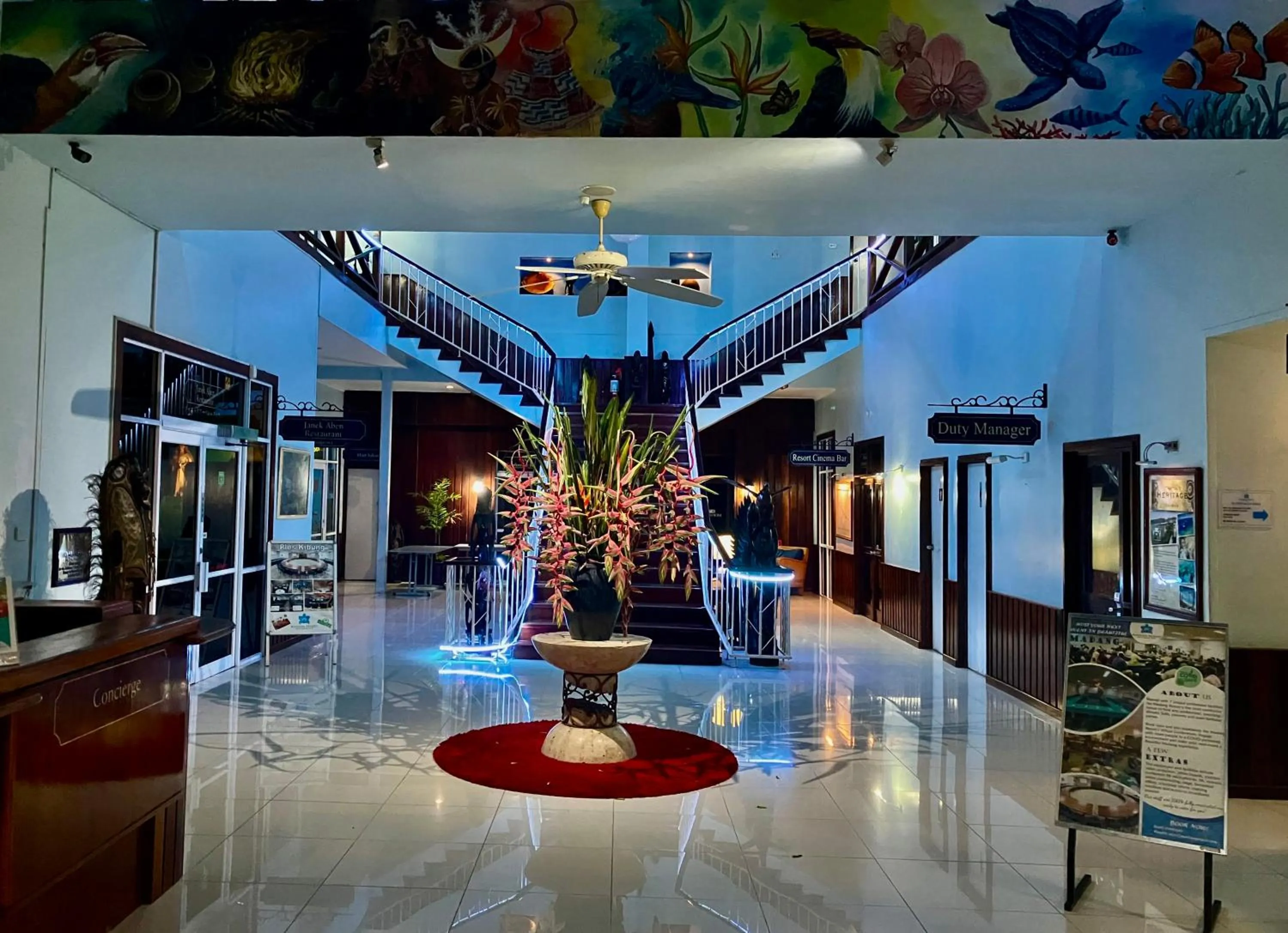 Property building in Madang Resort