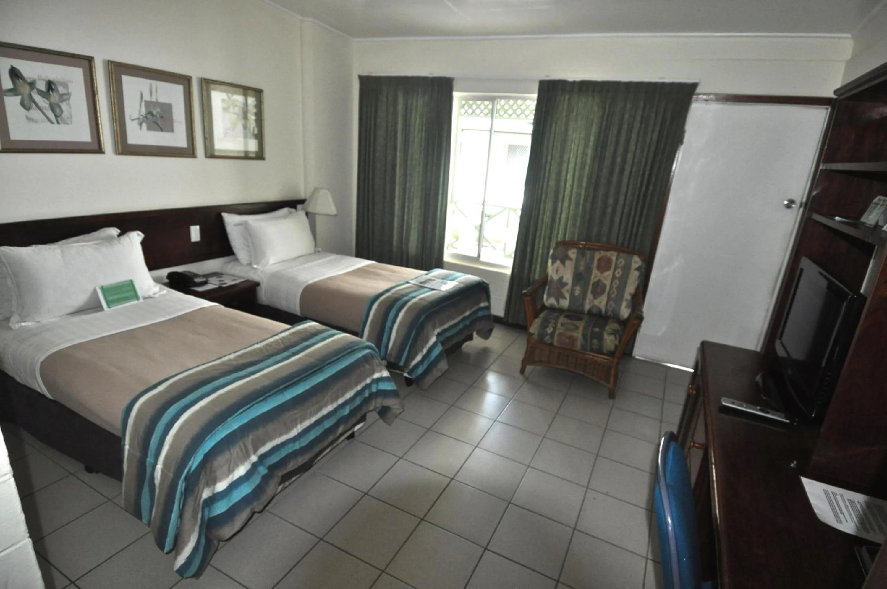 Bedroom, Bed in Madang Resort