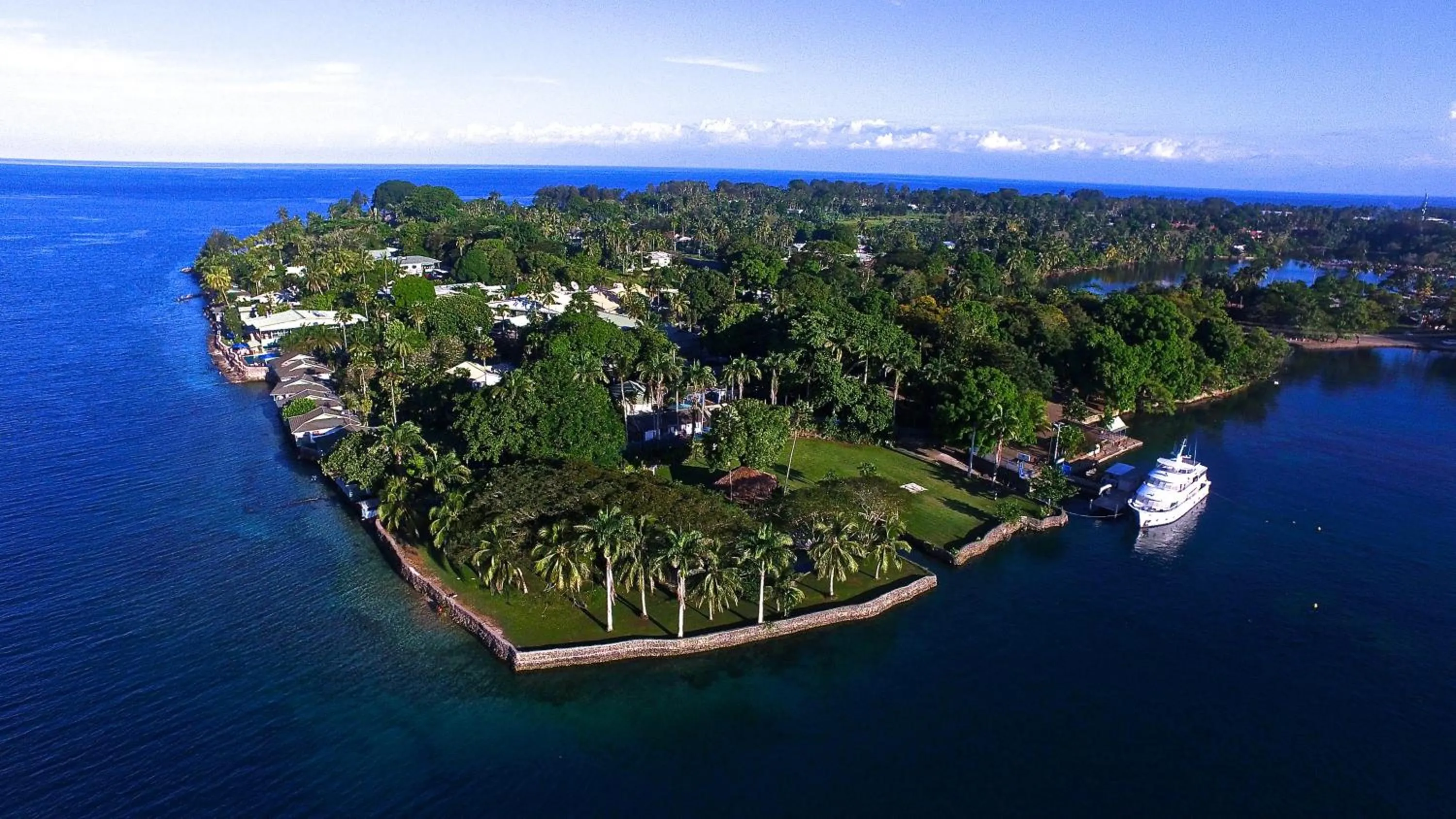 Natural landscape in Madang Resort