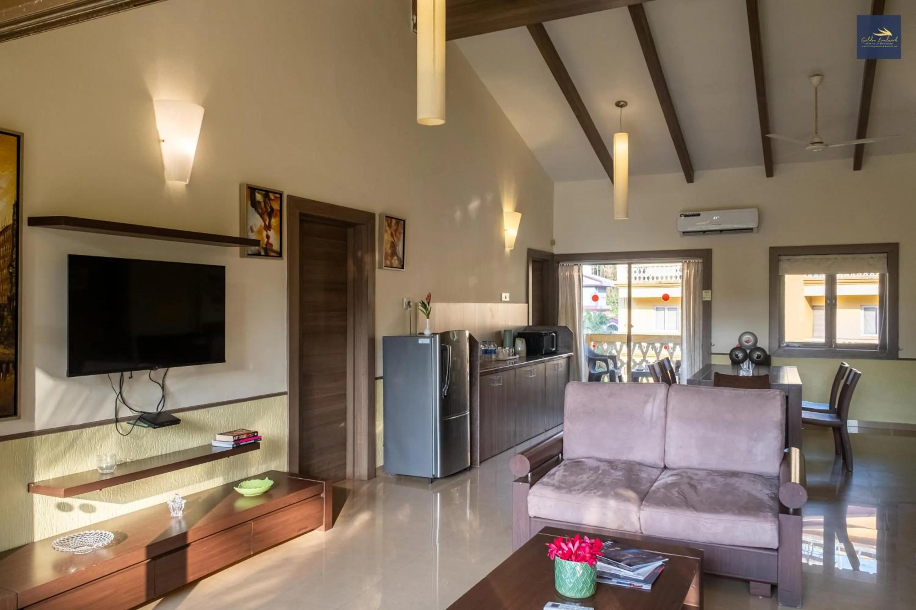 Living room in Golden Landmark Green Valley Beach Resort