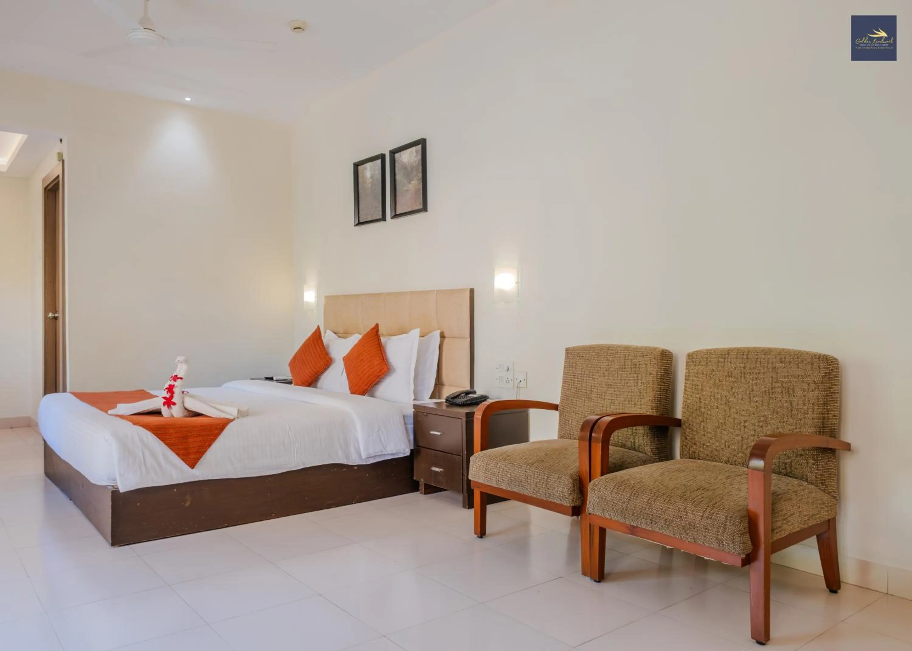 Bed in Golden Landmark Green Valley Beach Resort