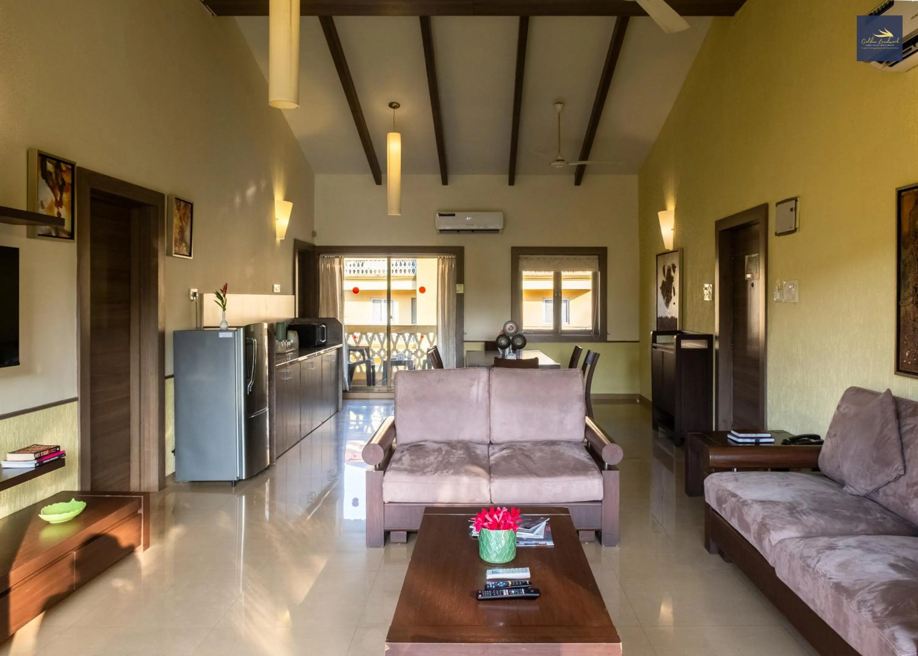 Living room in Golden Landmark Green Valley Beach Resort