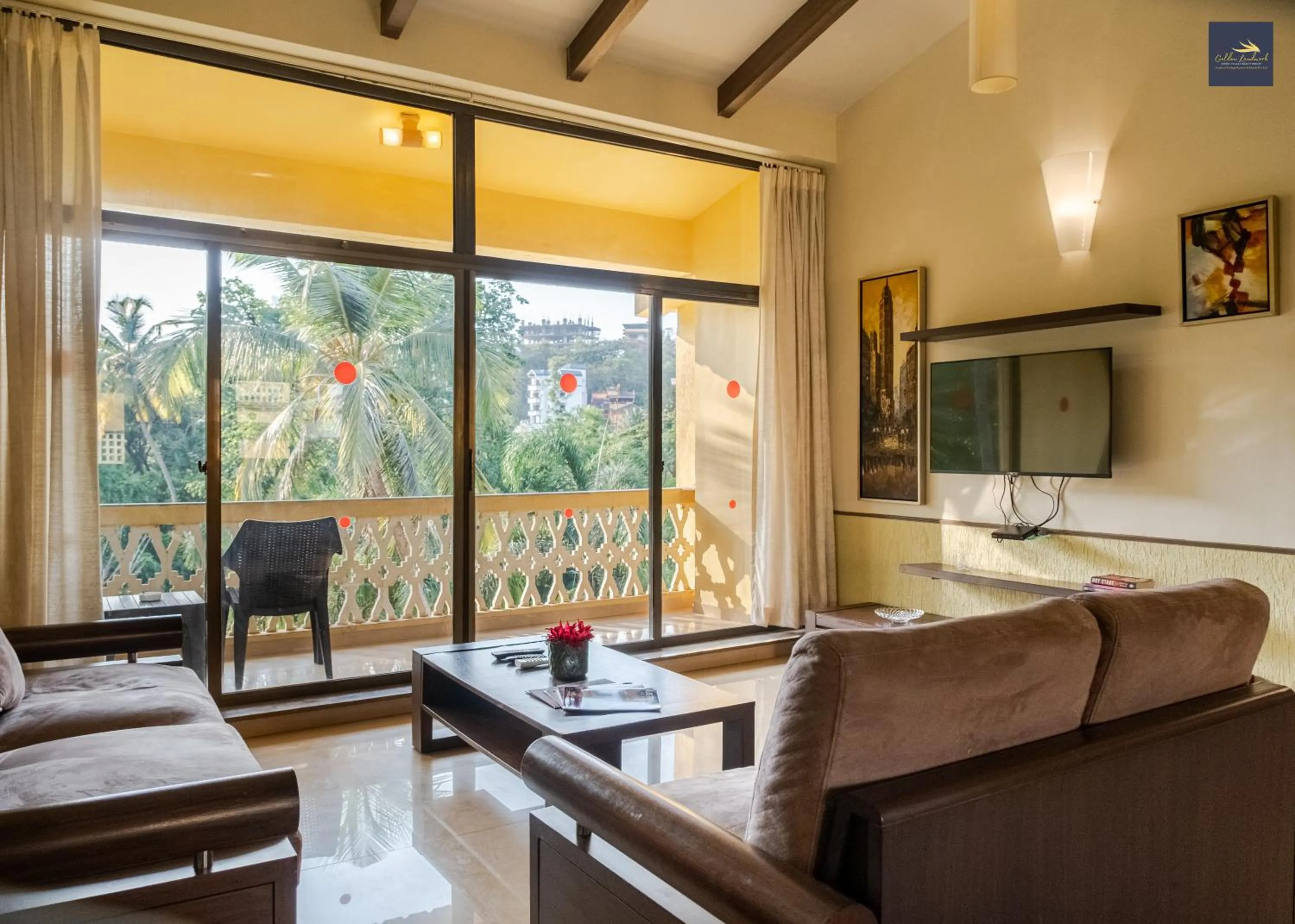 Balcony/Terrace in Golden Landmark Green Valley Beach Resort