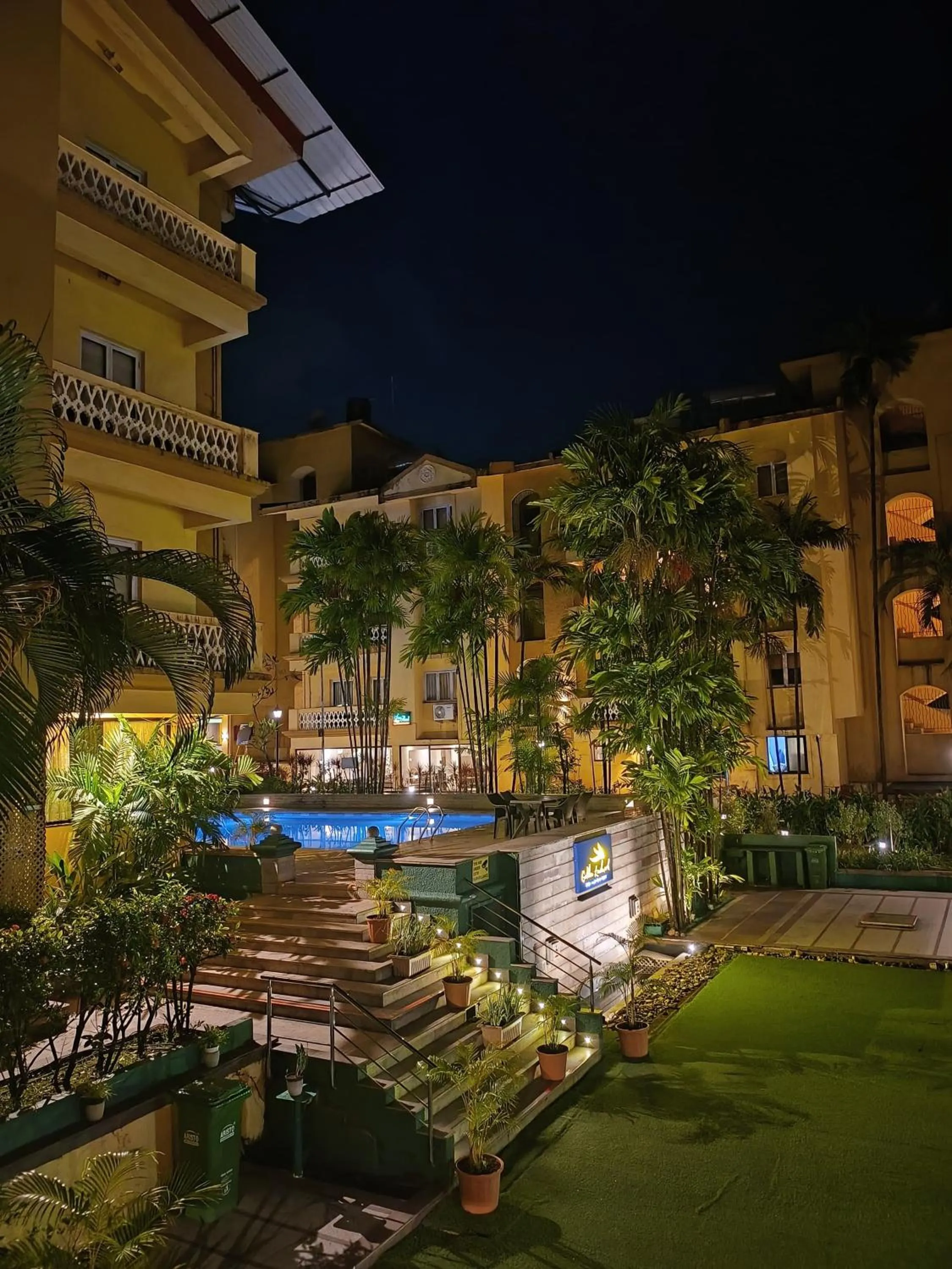 Night in Golden Landmark Green Valley Beach Resort