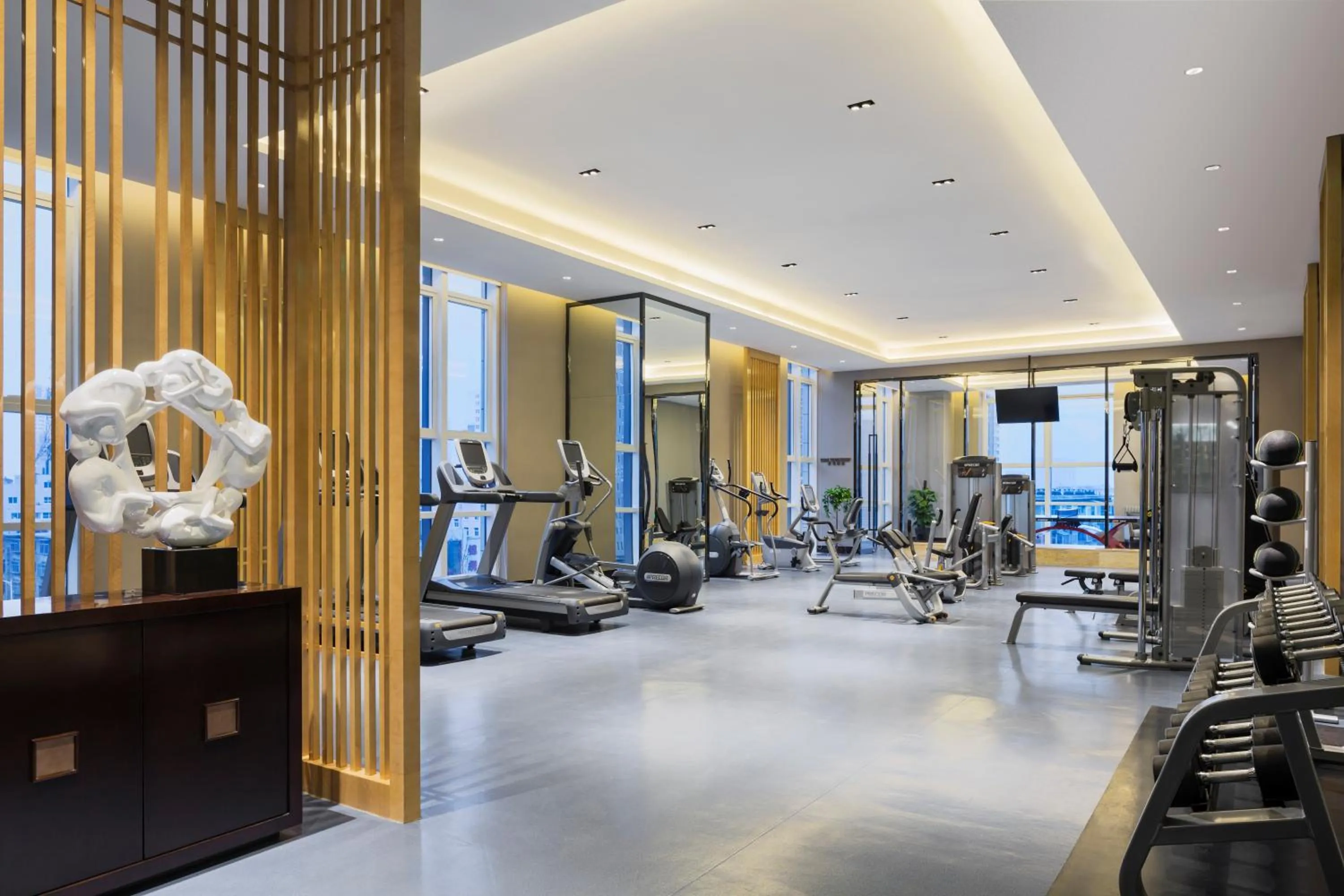 Fitness centre/facilities in Wanda Realm Dandong
