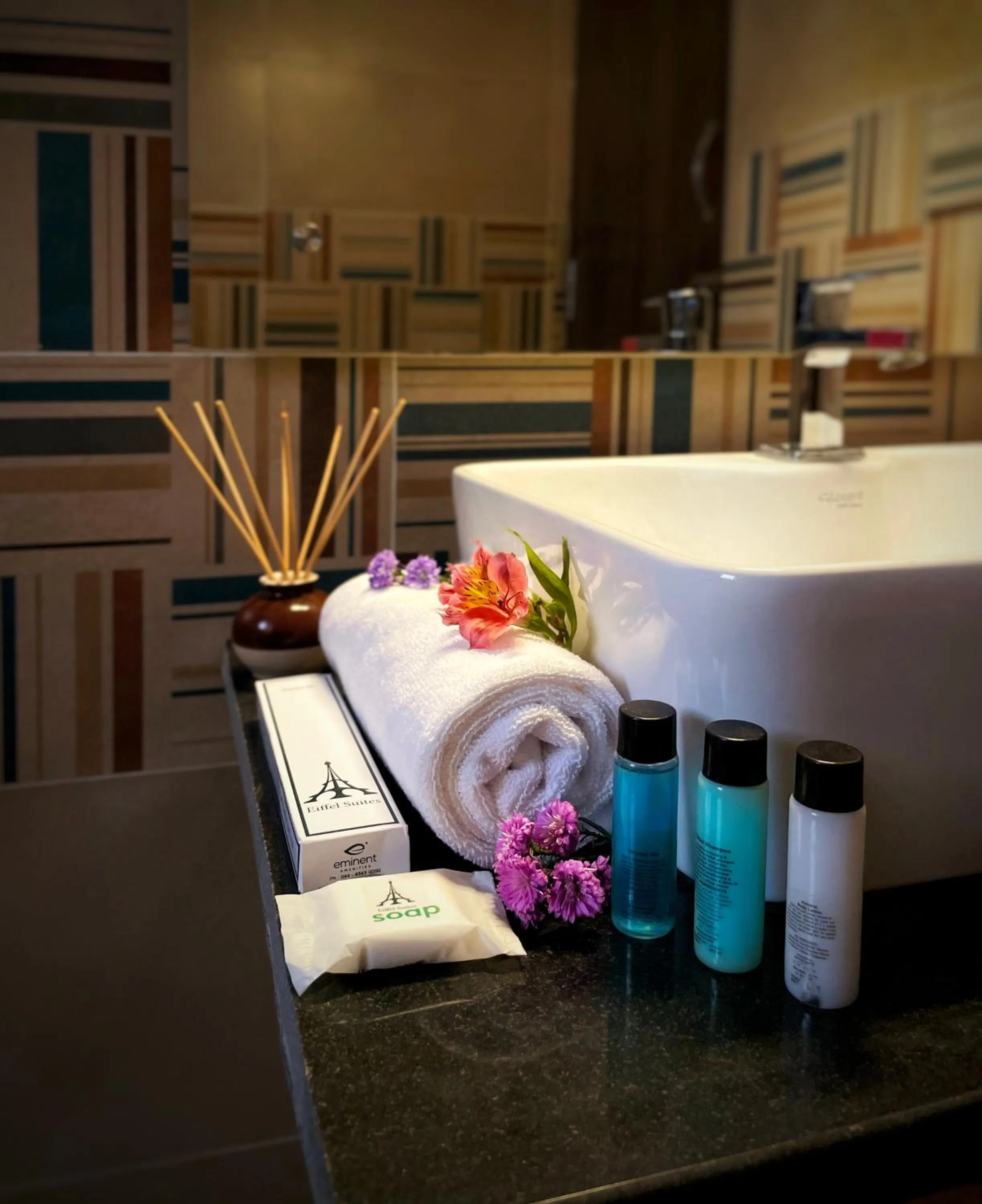 Bathroom in Eiffel Suites - Kammanahalli