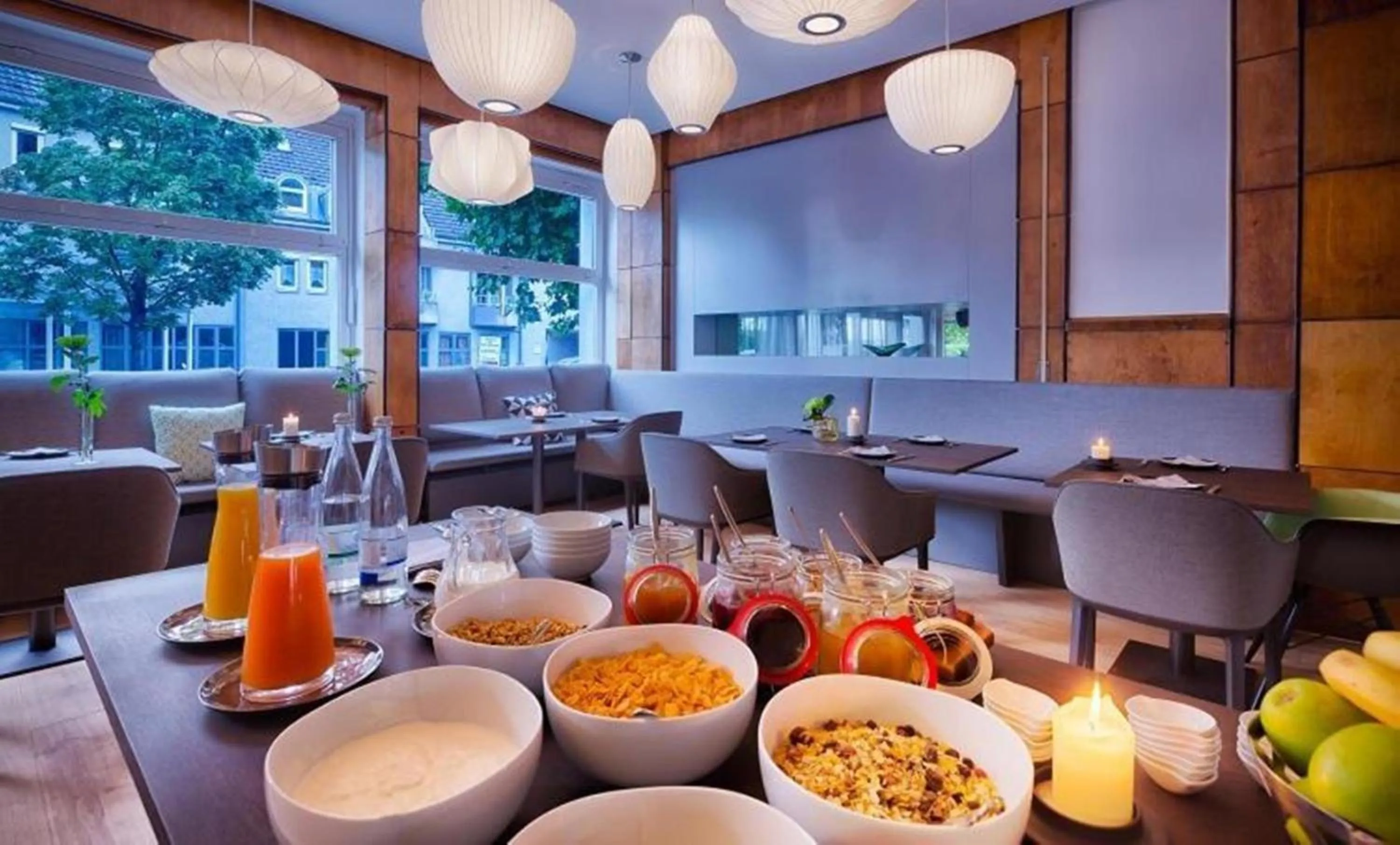Buffet breakfast in Das Eckert - Lifestyle Design Hotel & Fine Dining bei Basel (Grenzach)