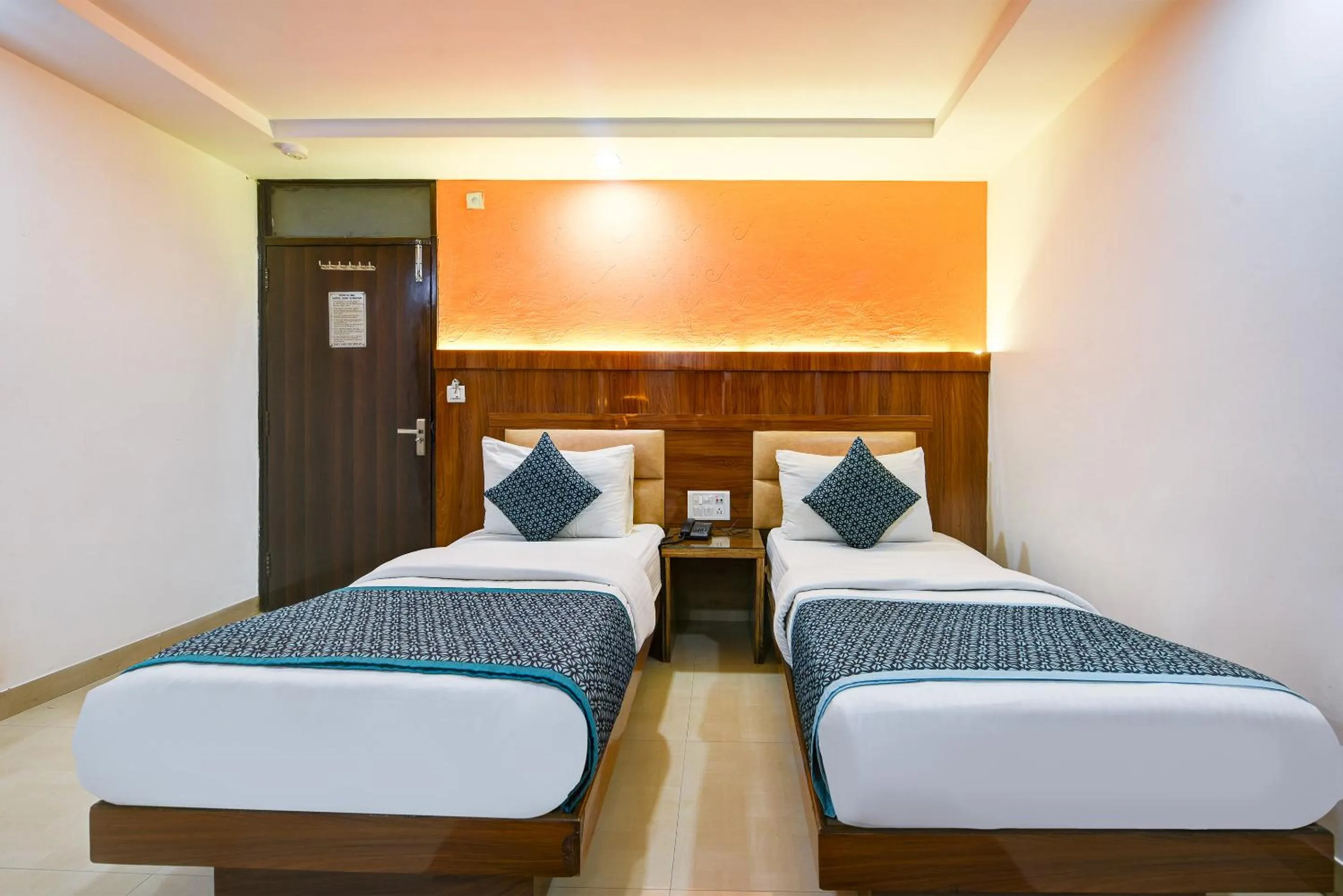 Bedroom, Bed in Hotel Shri Vinayak in City Centre at New Delhi Railway Station-By RCG Hotels