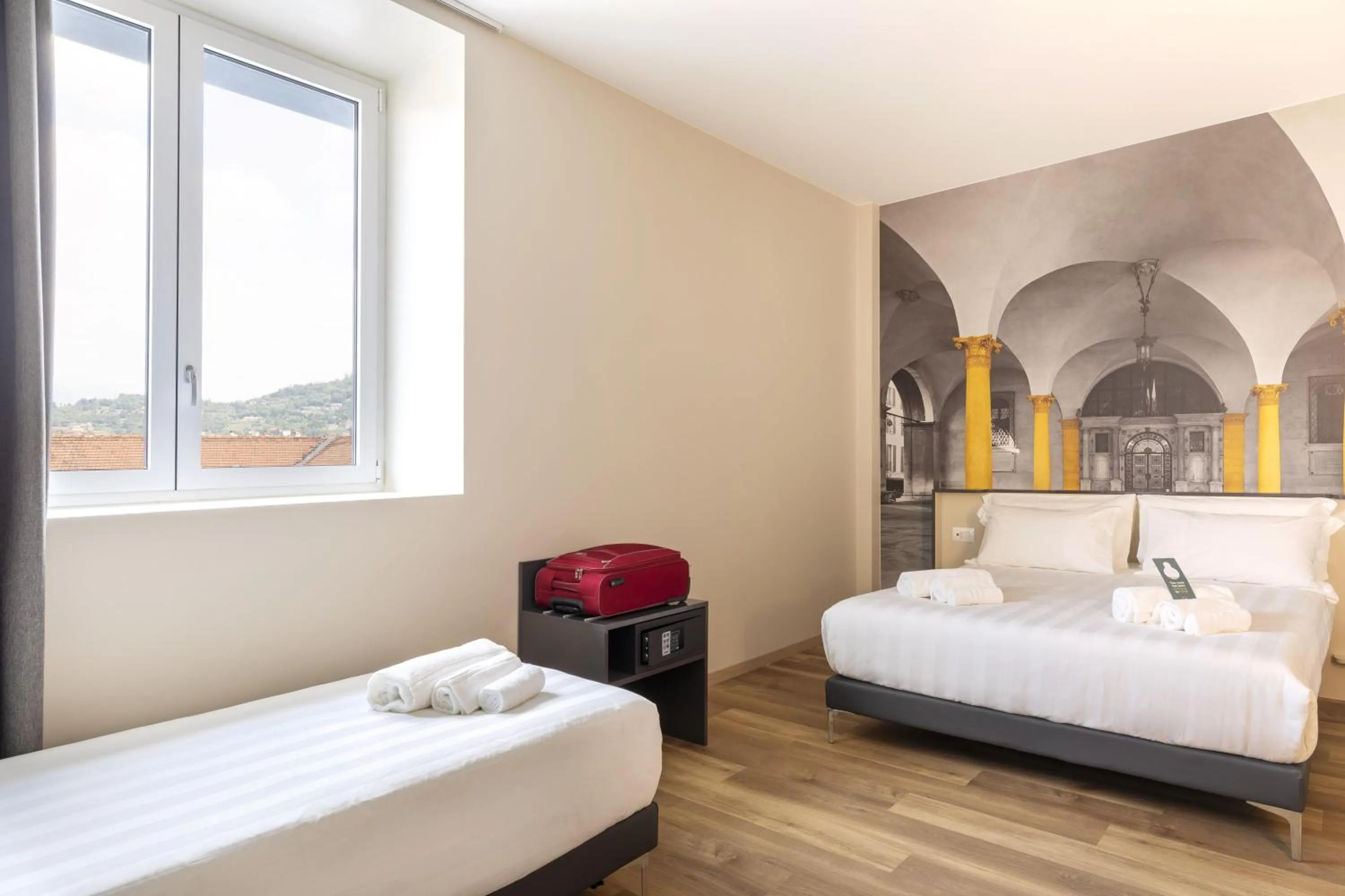 Photo of the whole room, Bed in B&B Hotel Brescia