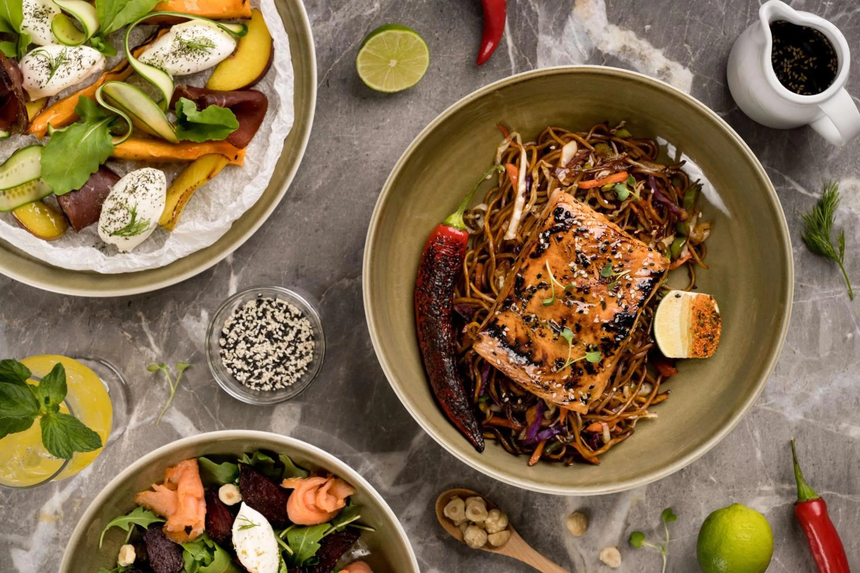 Restaurant/places to eat in Radisson Blu Hotel Riyadh Qurtuba