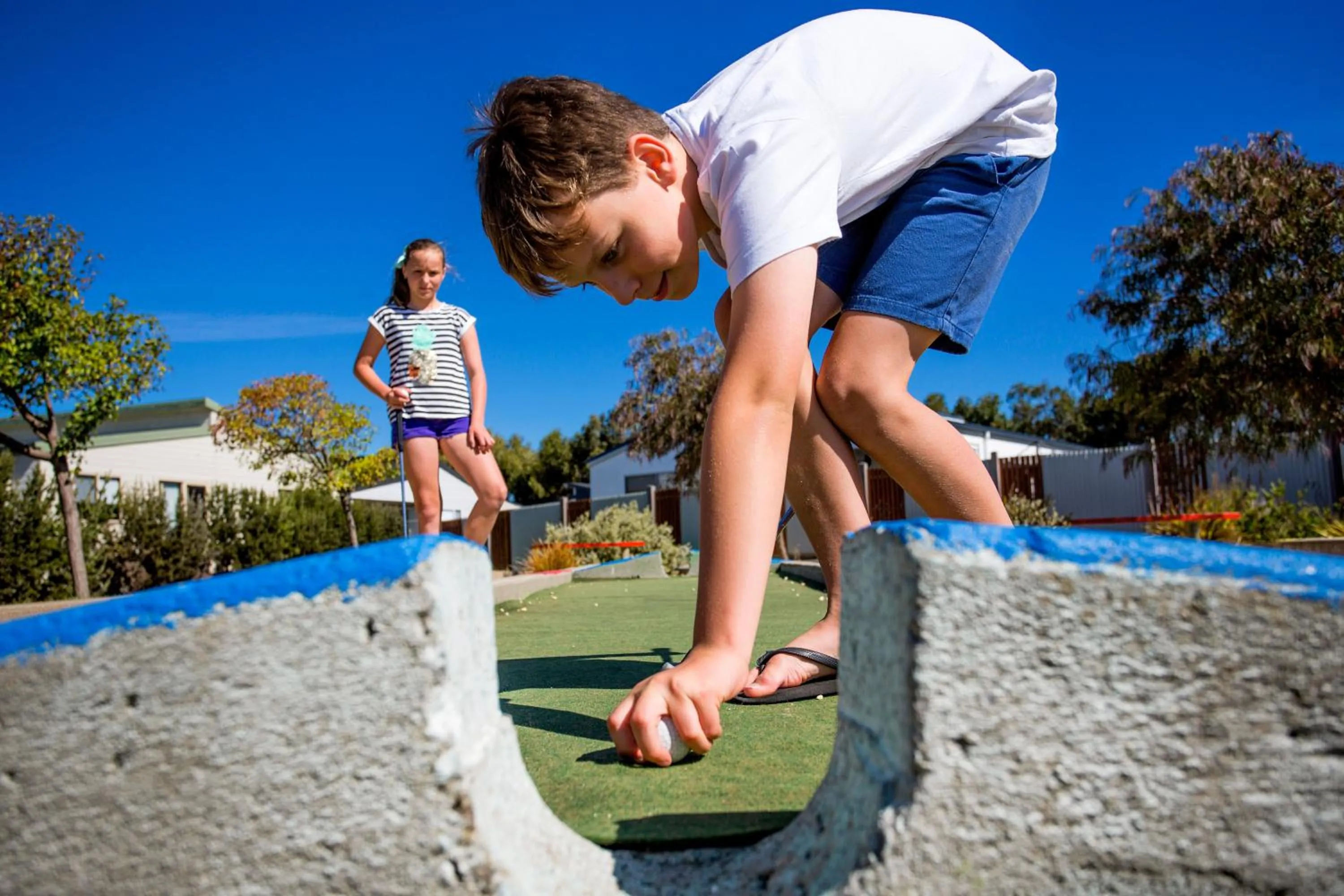 Minigolf in NRMA Warrnambool Riverside Holiday Park