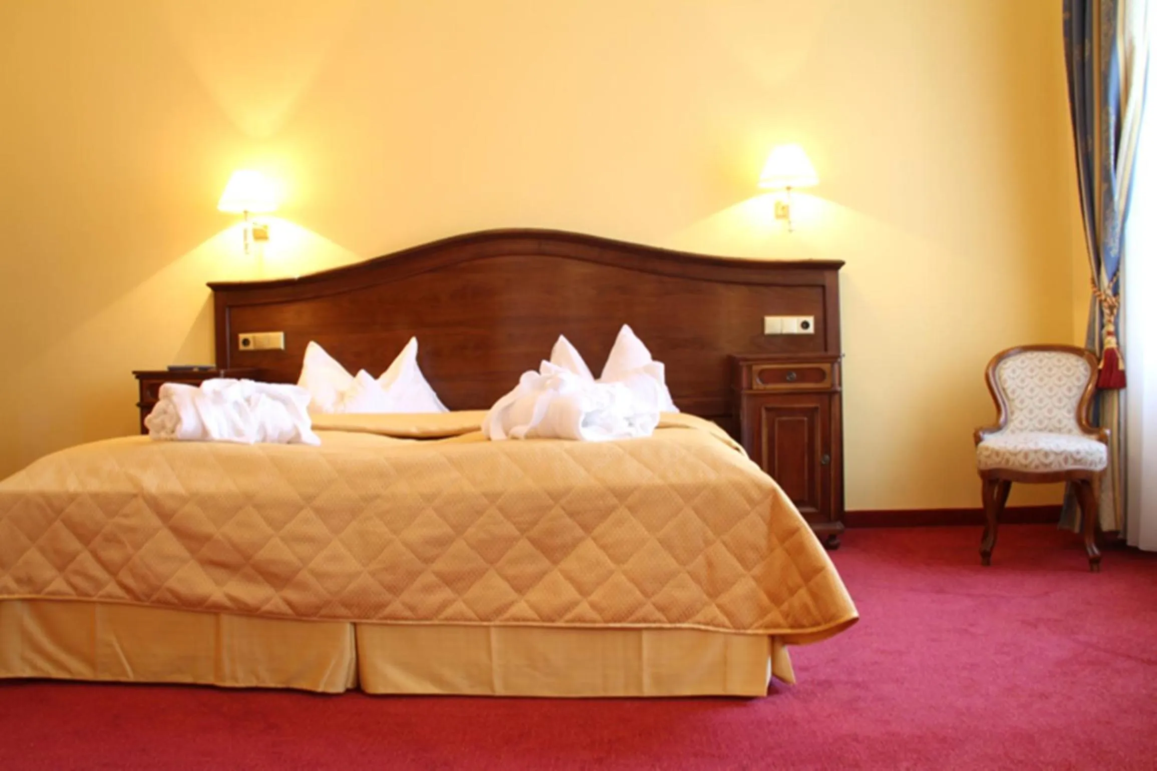 Bed in Hotel Apartment Rothensteiner