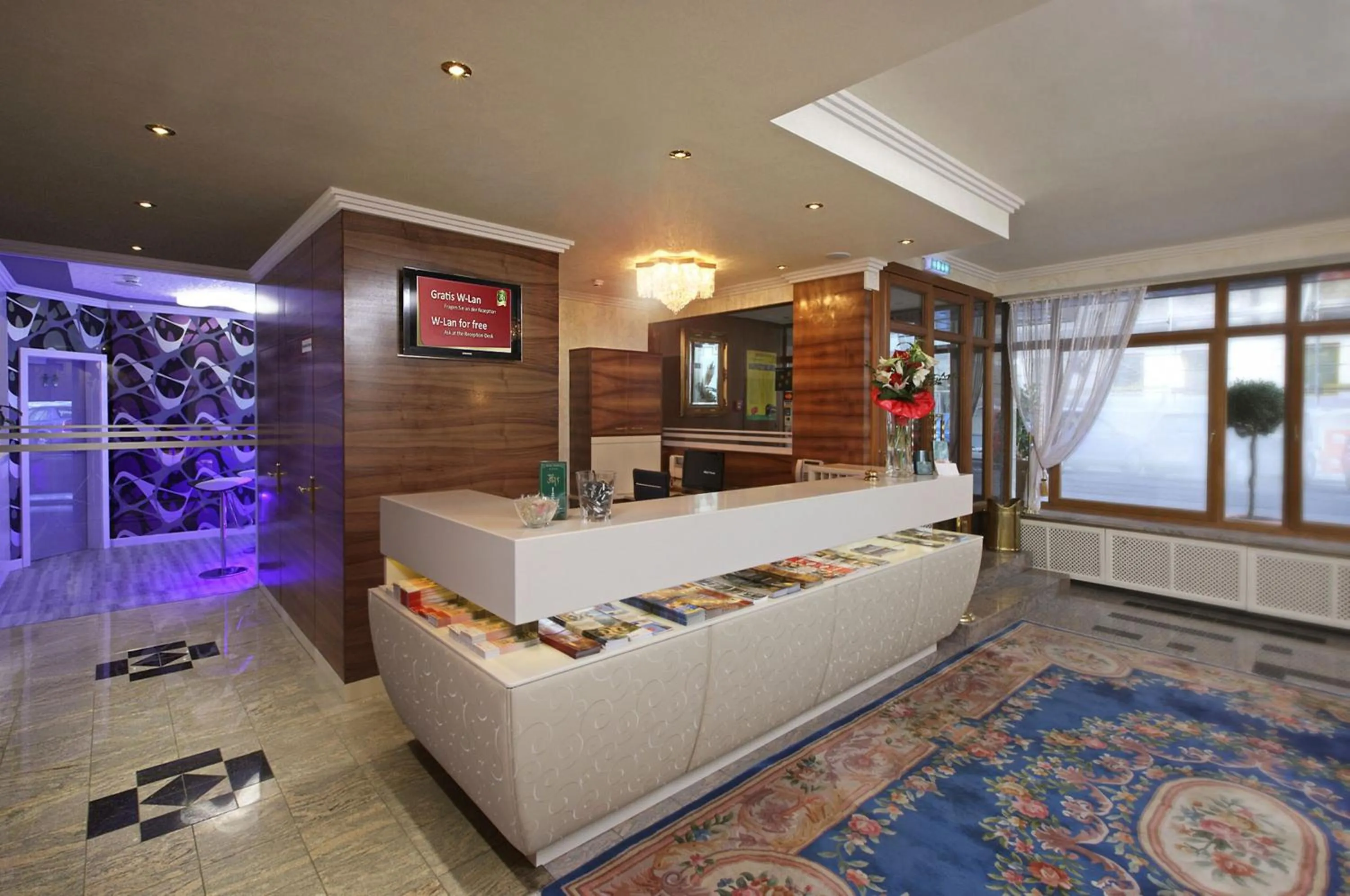 Lobby or reception in Hotel Vienna beim Prater