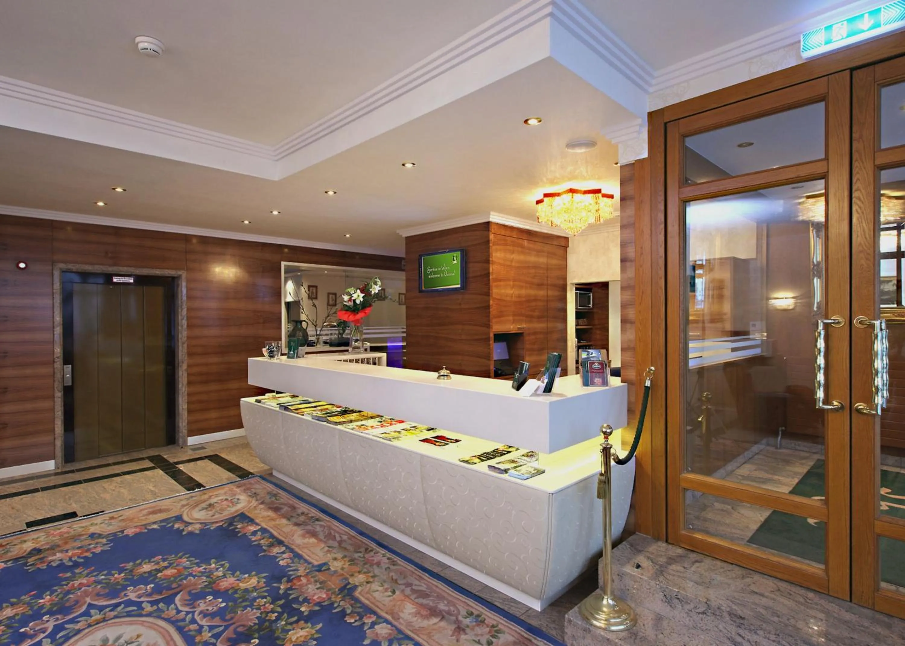 Lobby or reception in Hotel Vienna beim Prater