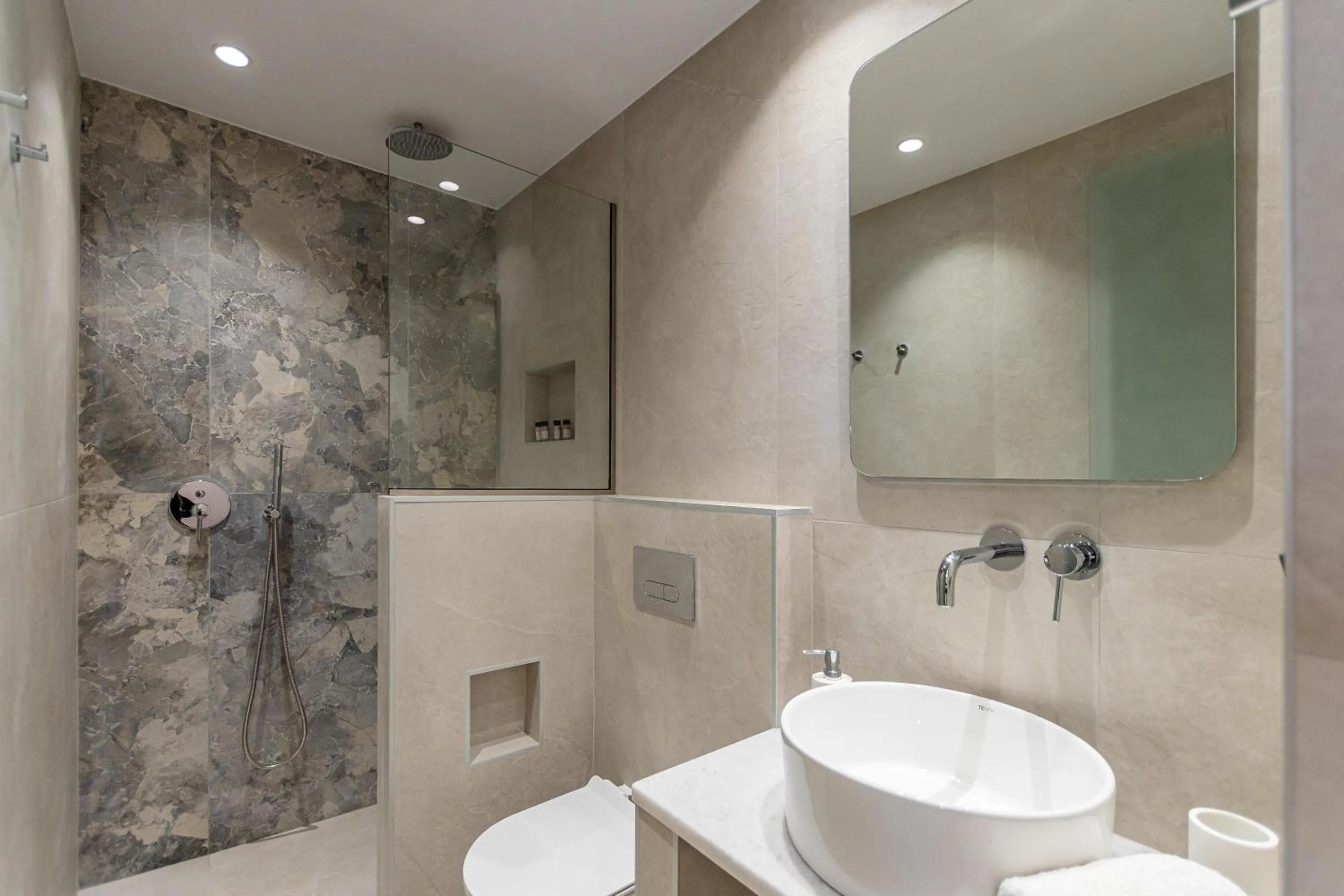 Shower in Adama's Suites Naxos