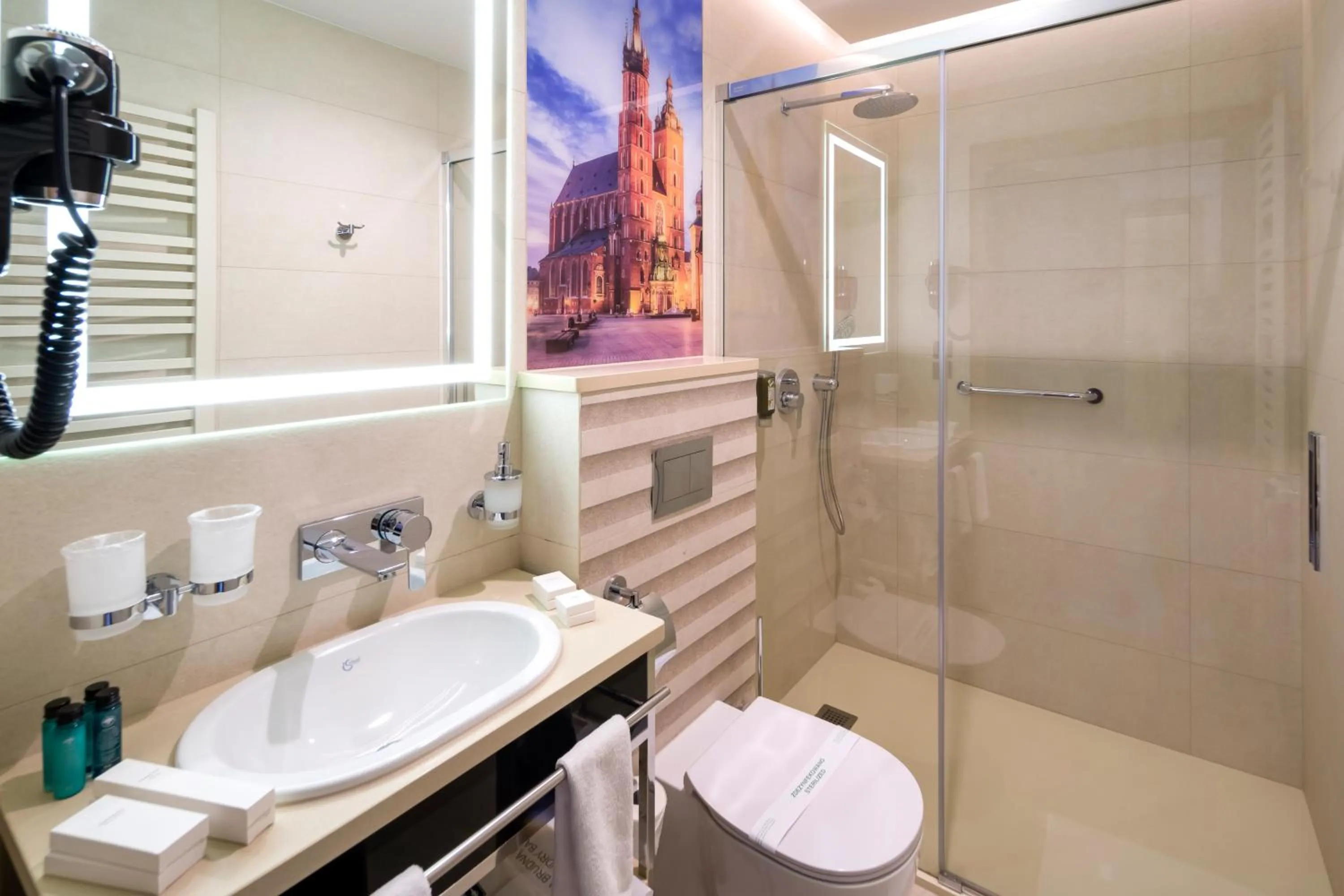 Bathroom in Sky Hotel Kraków
