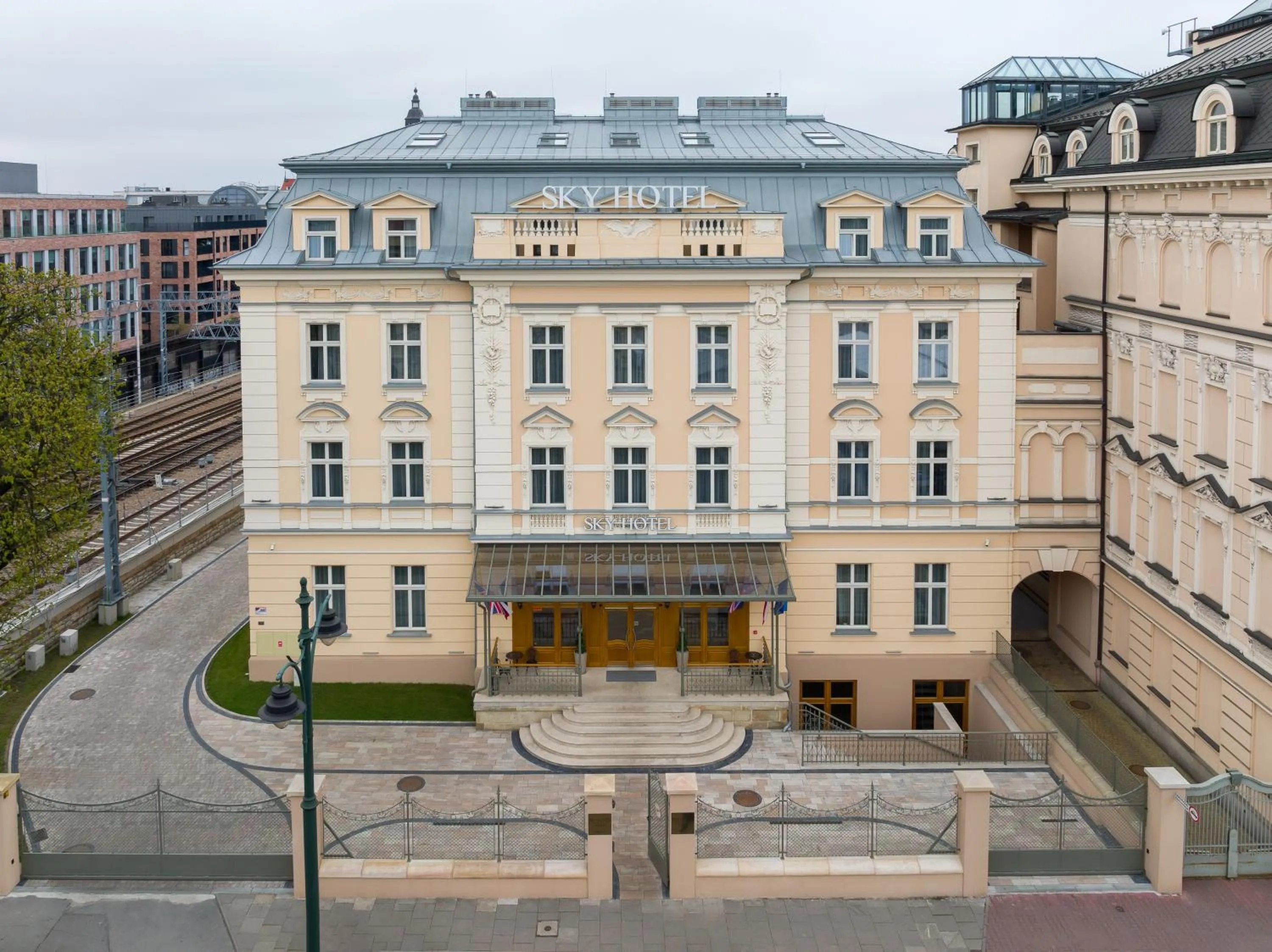 Property building in Sky Hotel Kraków