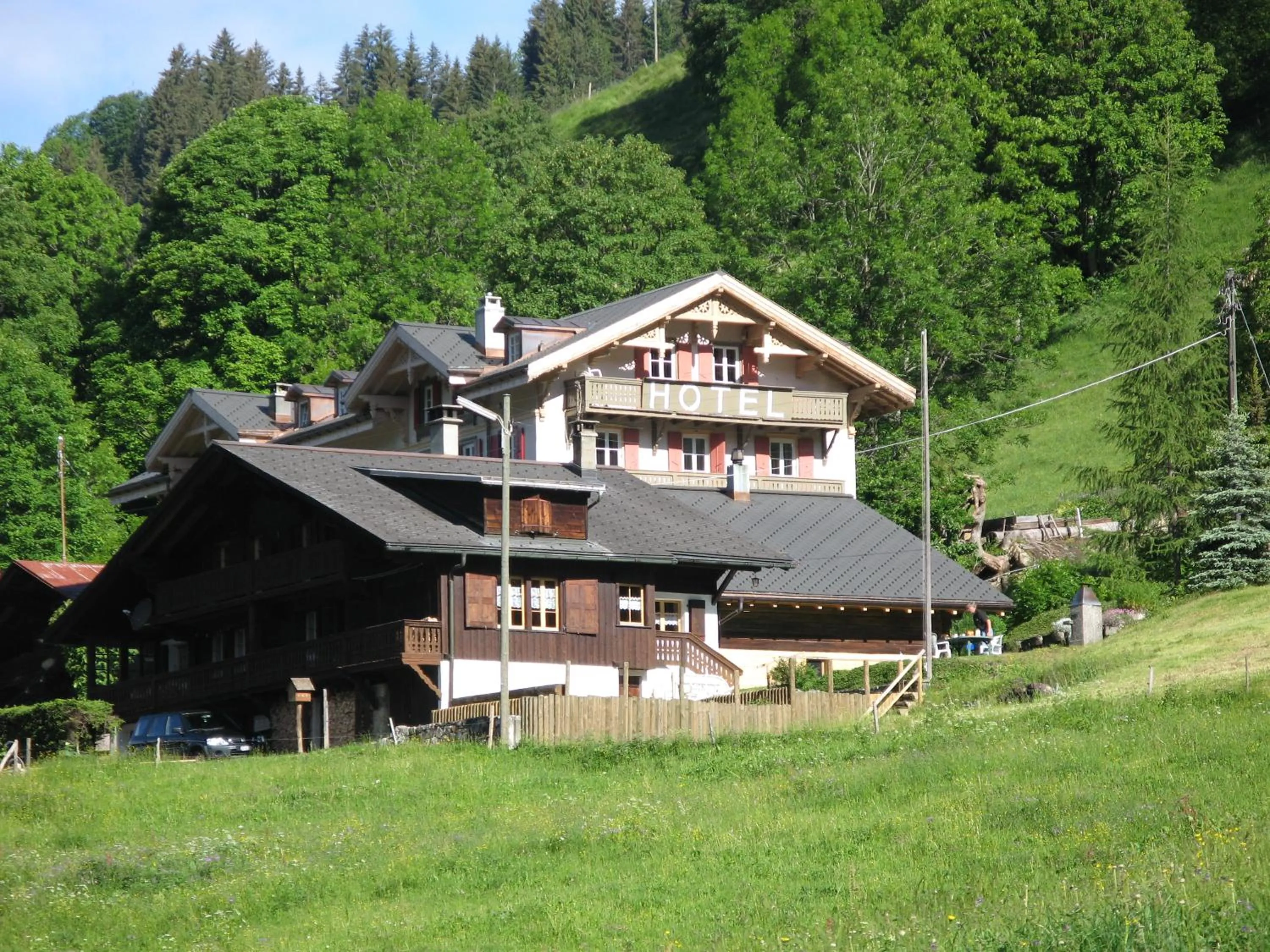 Off site in Historic Hotel du Pillon