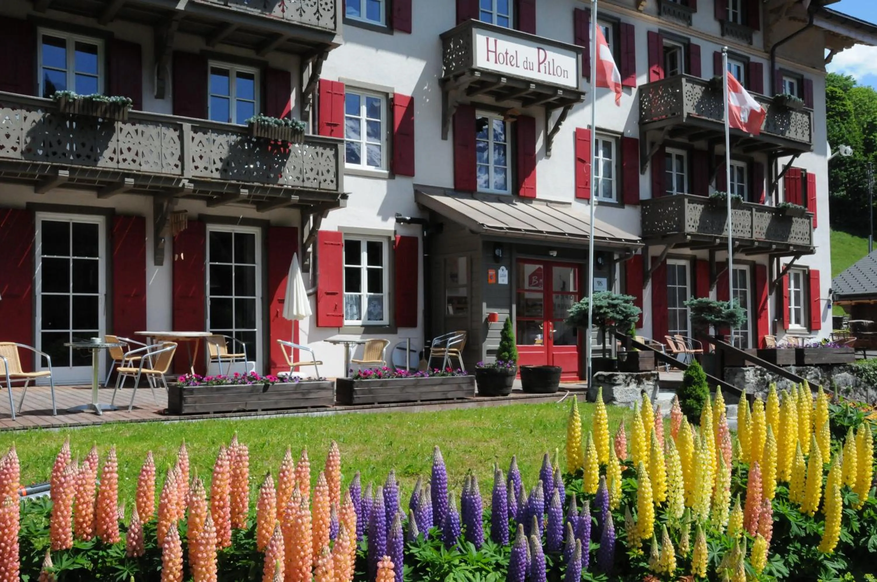 Facade/entrance in Historic Hotel du Pillon
