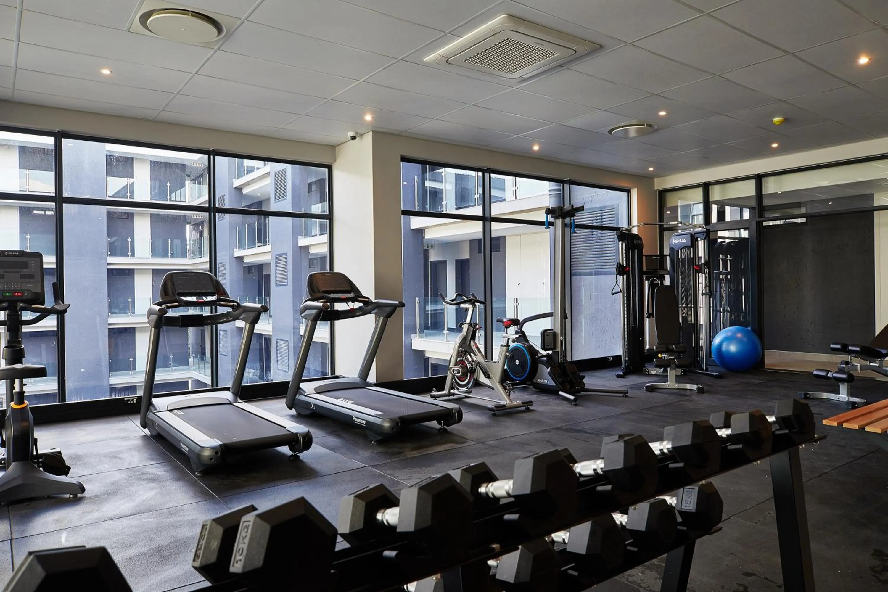 Fitness centre/facilities in The Catalyst Apartment Hotel by NEWMARK