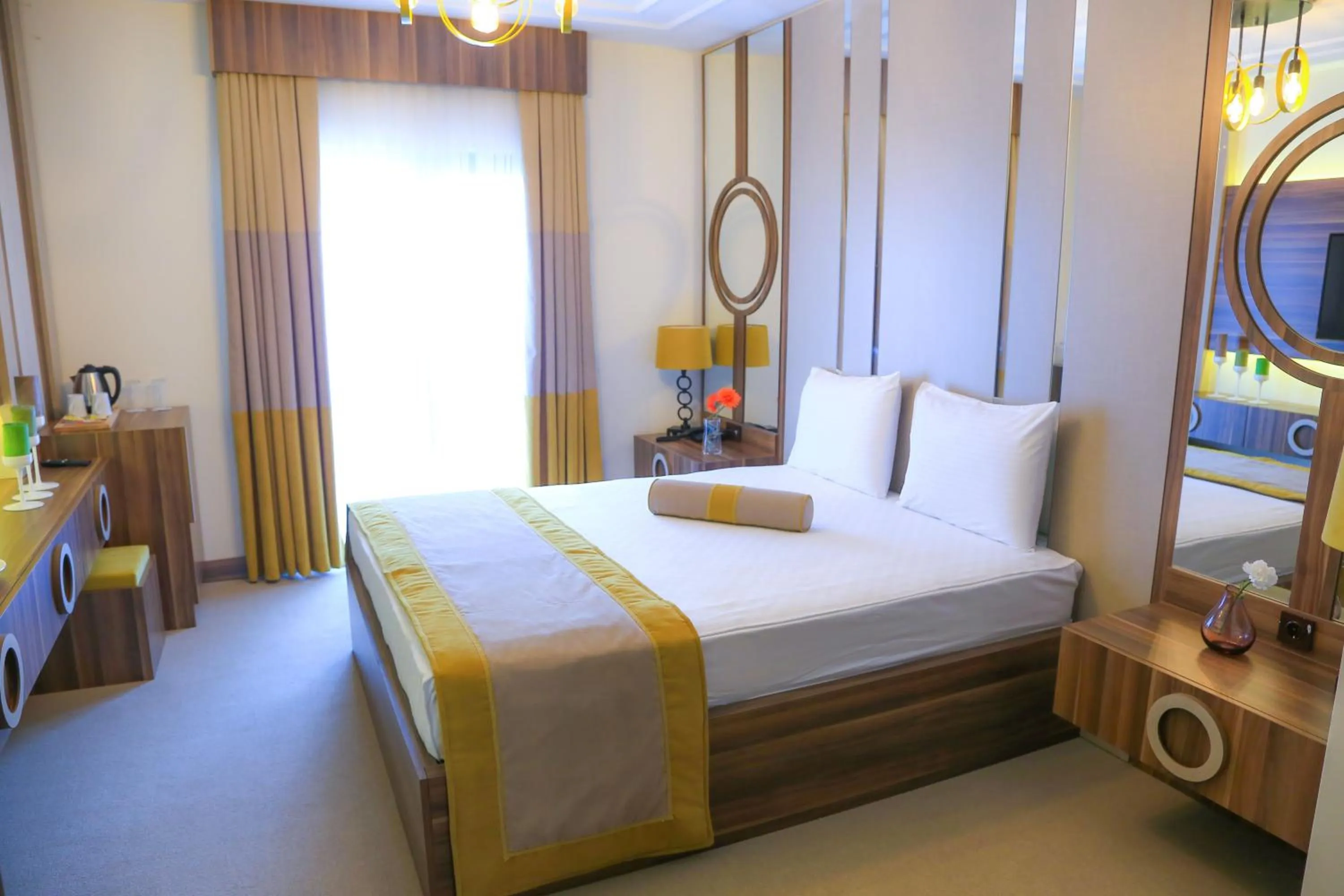 Bedroom, Bed in Burçman Hotel Vişne