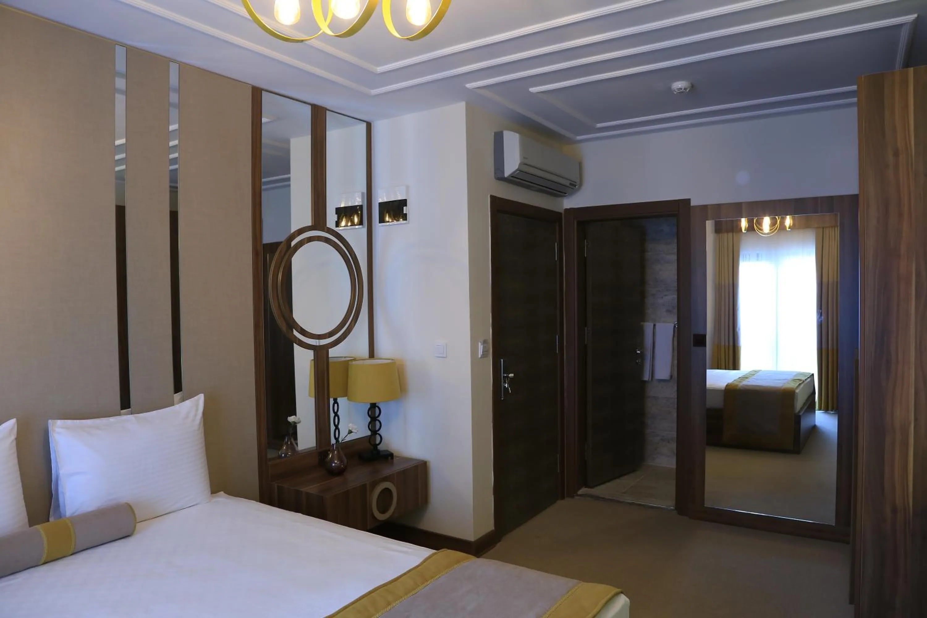 Bed in Burçman Hotel Vişne