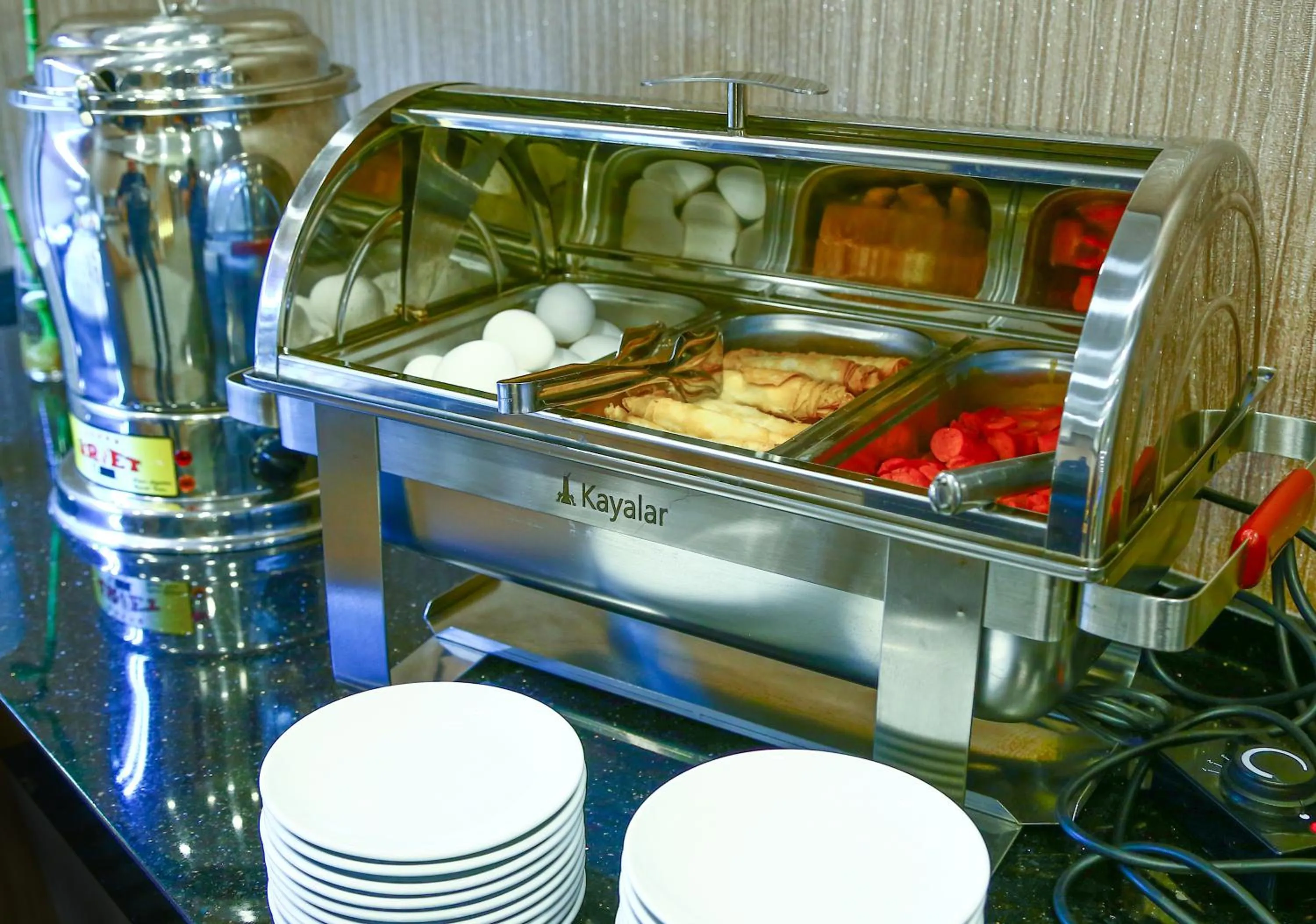 Lobby or reception in Burçman Hotel Vişne