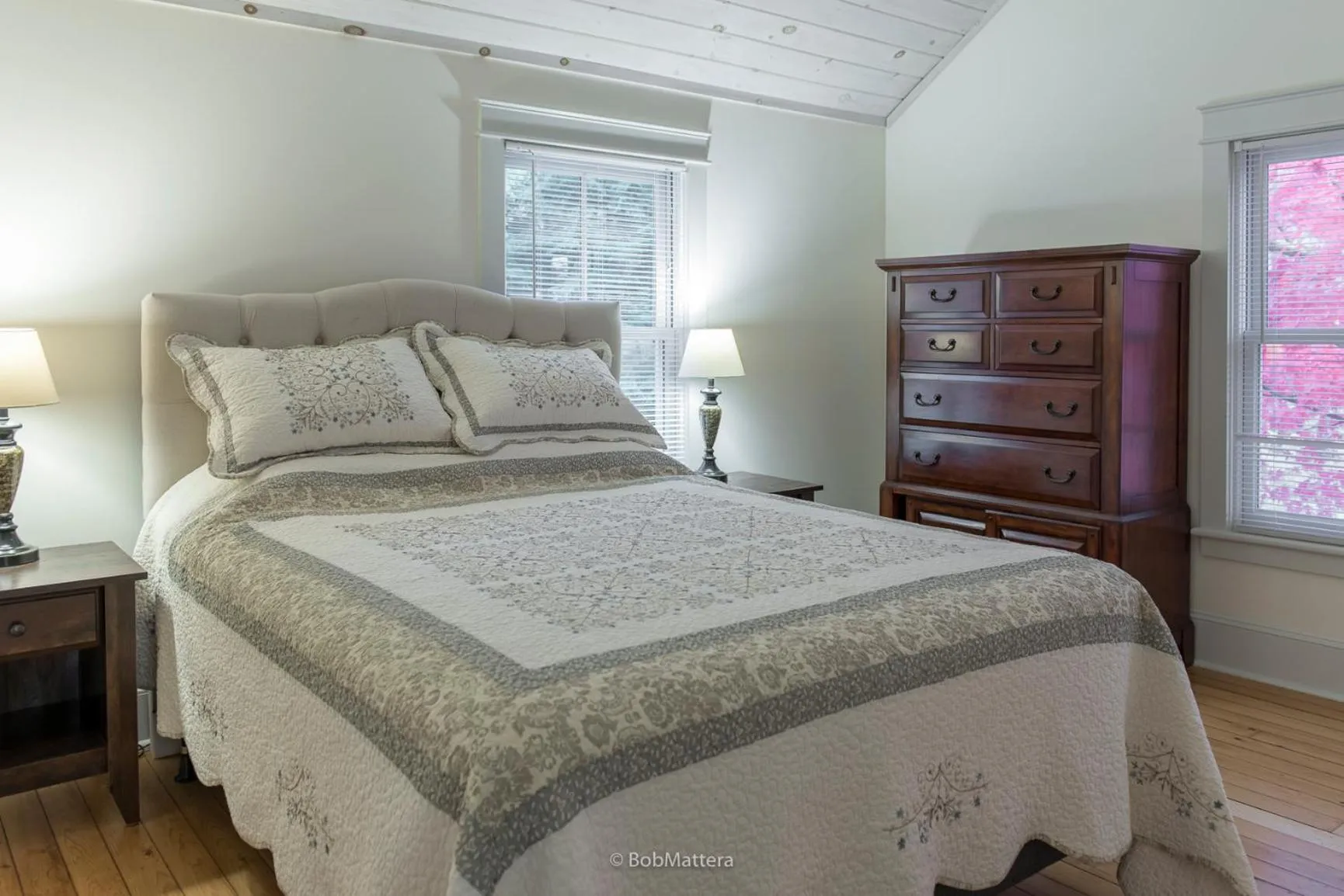 Bed in Restored 1881 Farm House