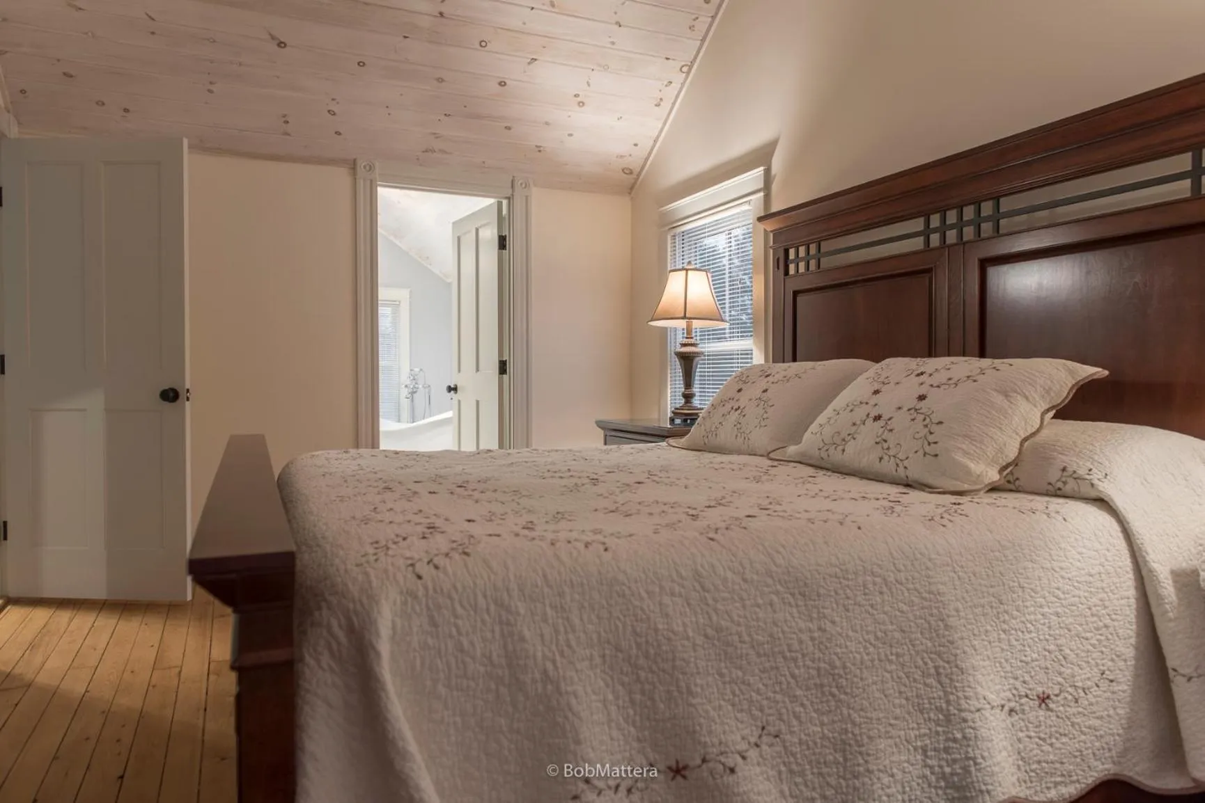 Bed in Restored 1881 Farm House