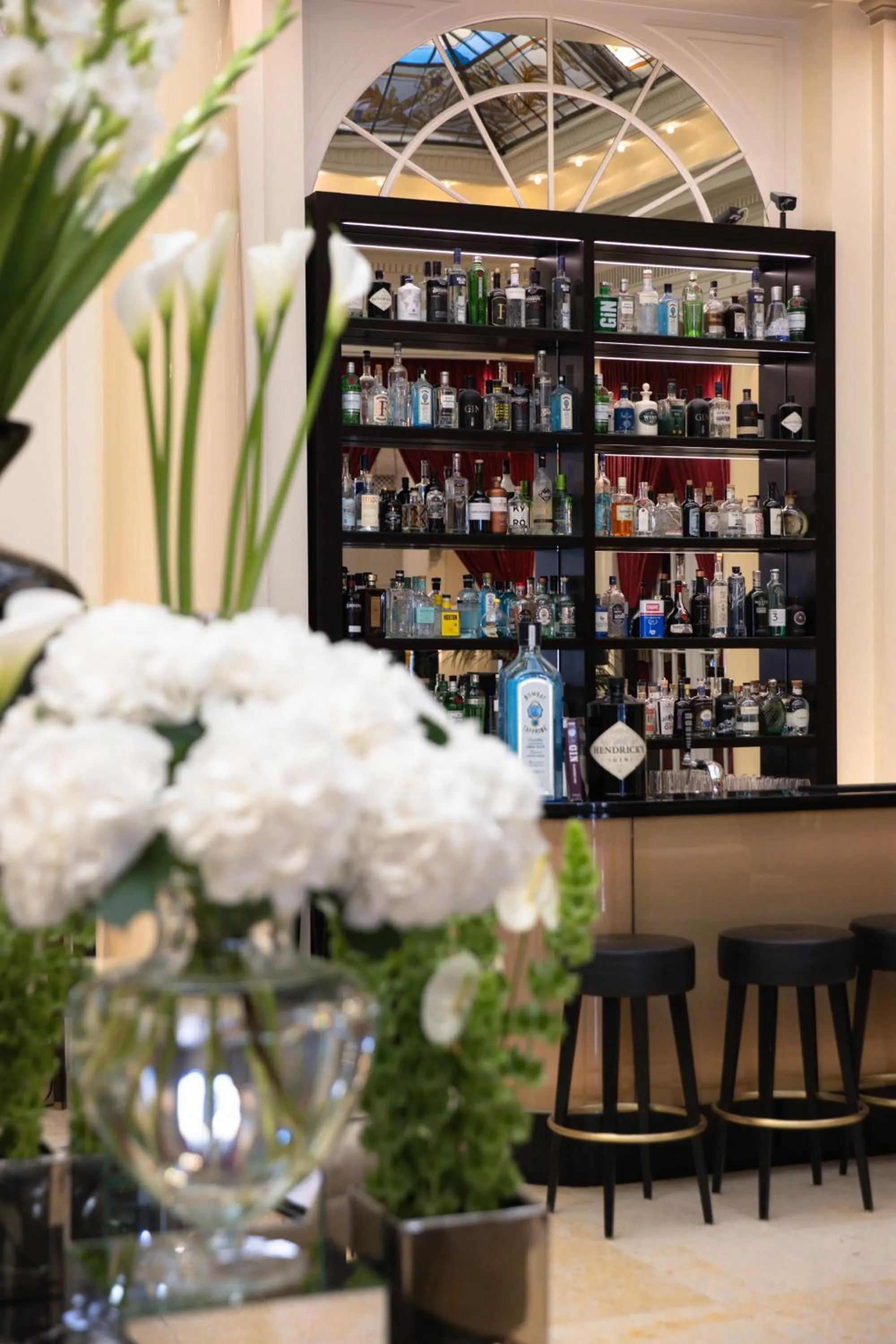 Lobby or reception in Hotel Bellevue Palace Bern