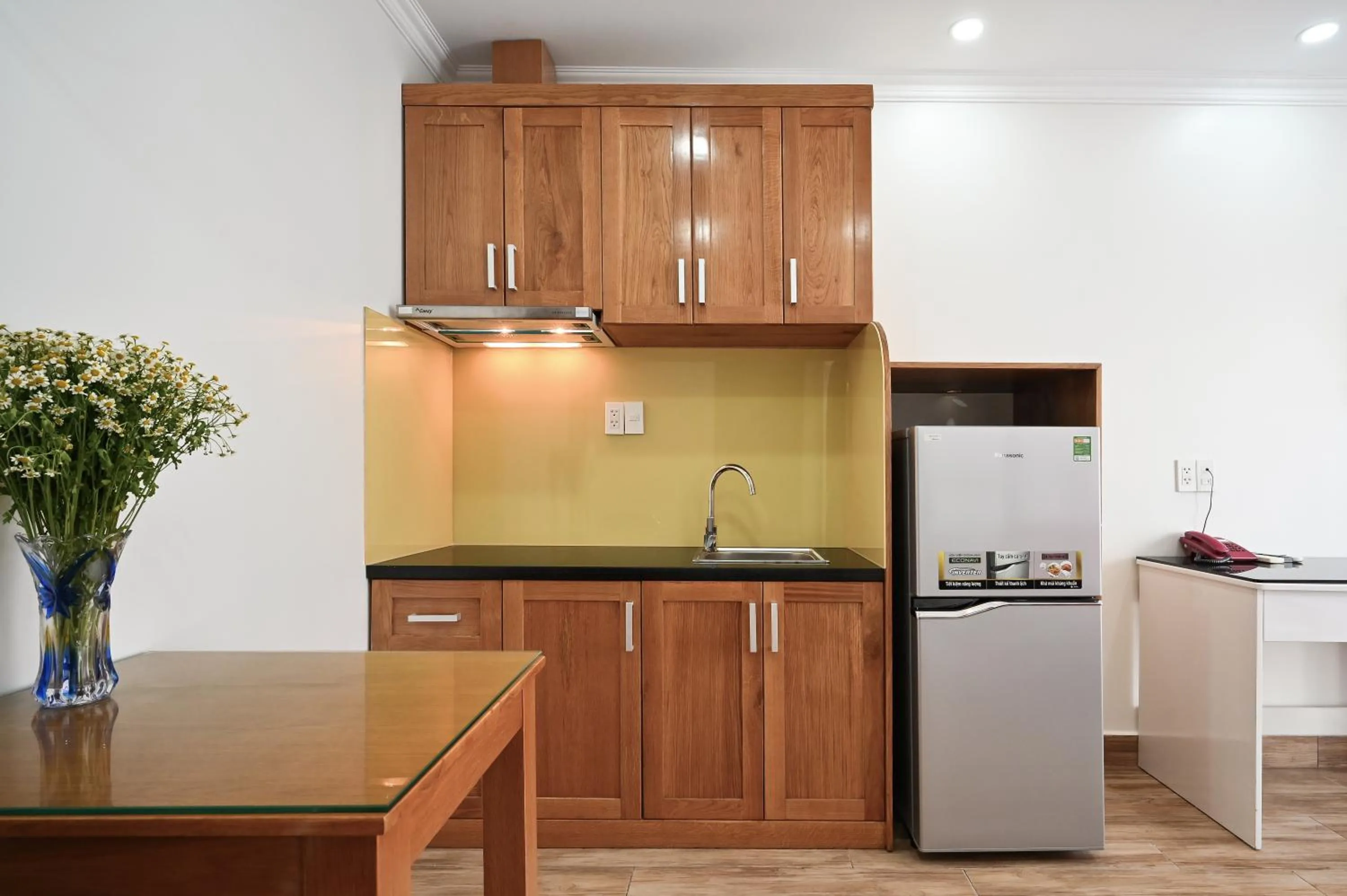 Kitchen or kitchenette in Genie Hotel & Serviced Apartments