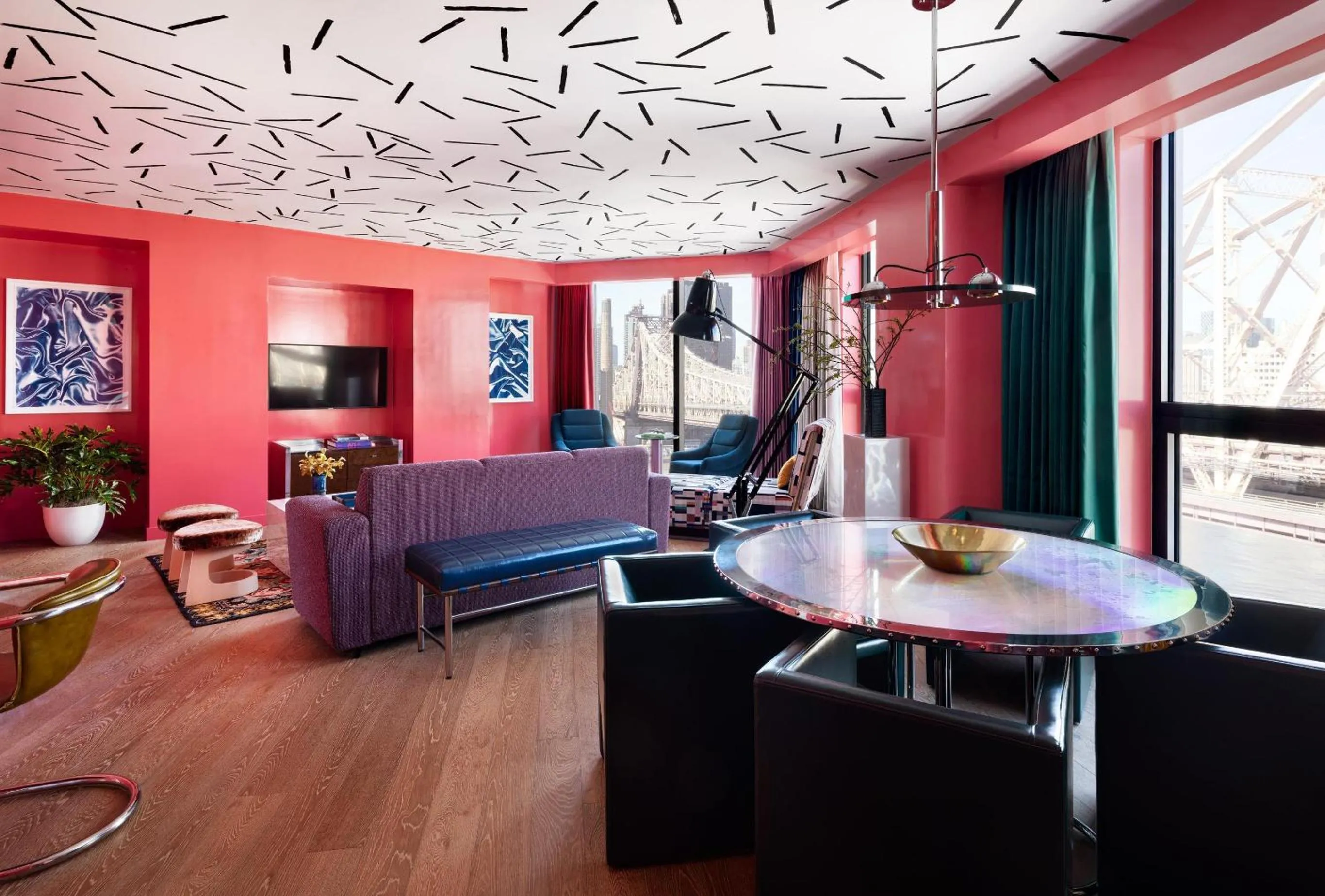 Living room in Graduate by Hilton New York