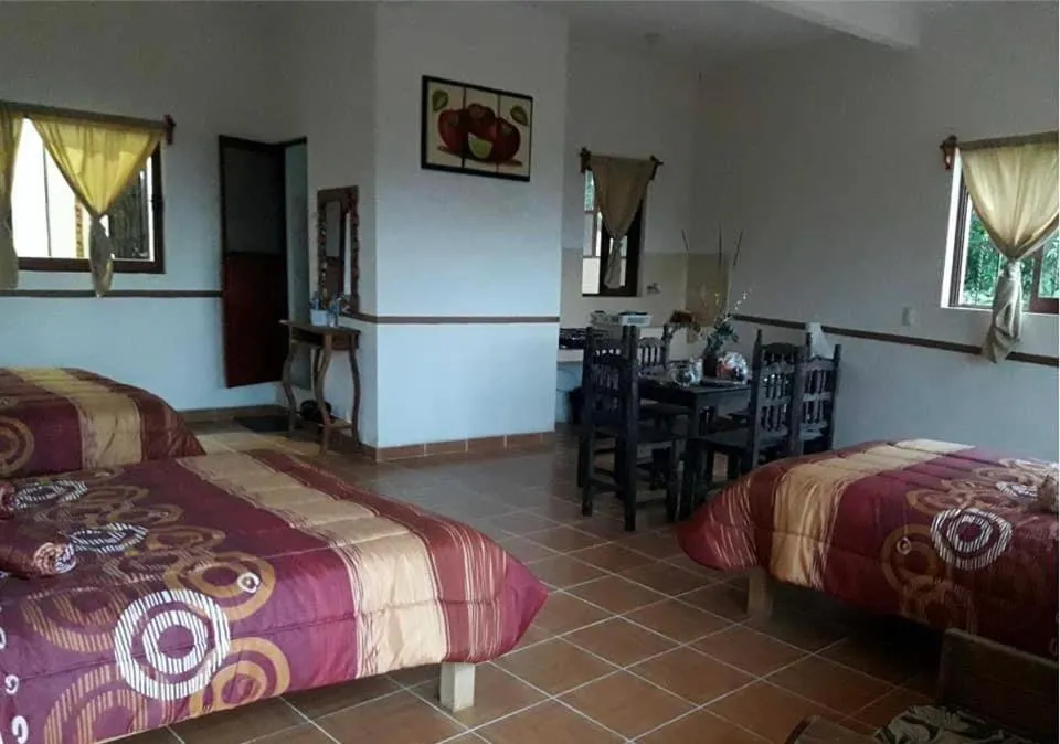 Bed in Posada Acaxiloco