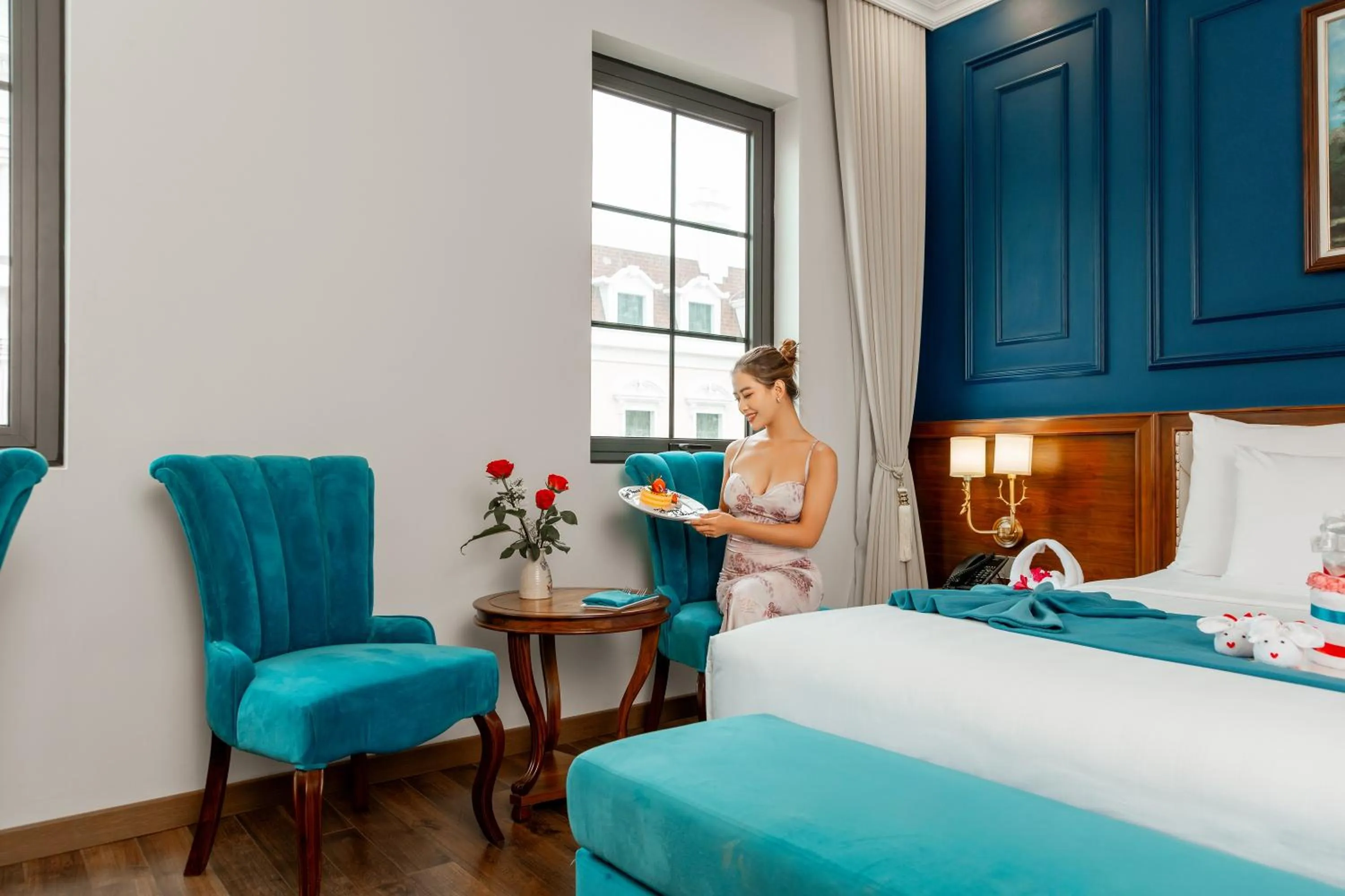 Bedroom, Bed in Grand Fleuve Boutique