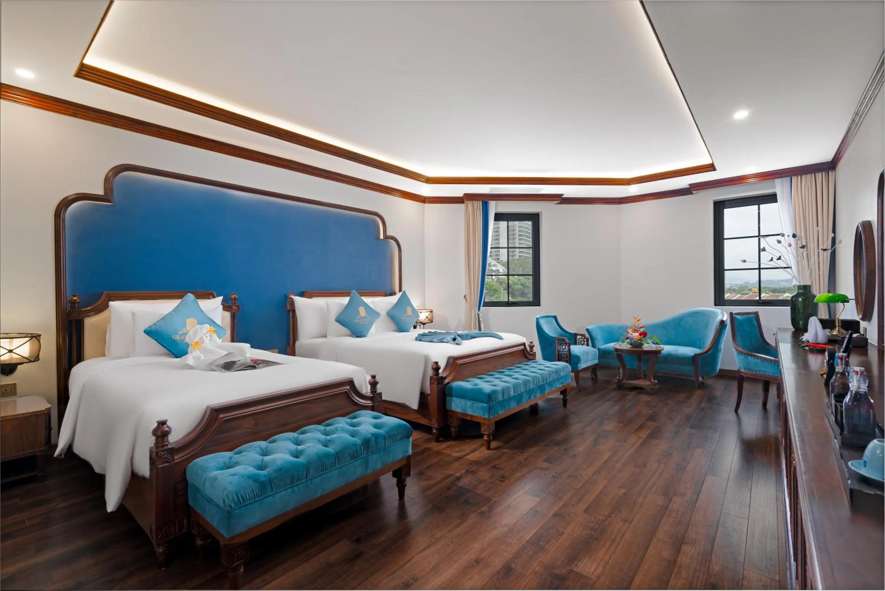 Bed in Grand Fleuve Boutique