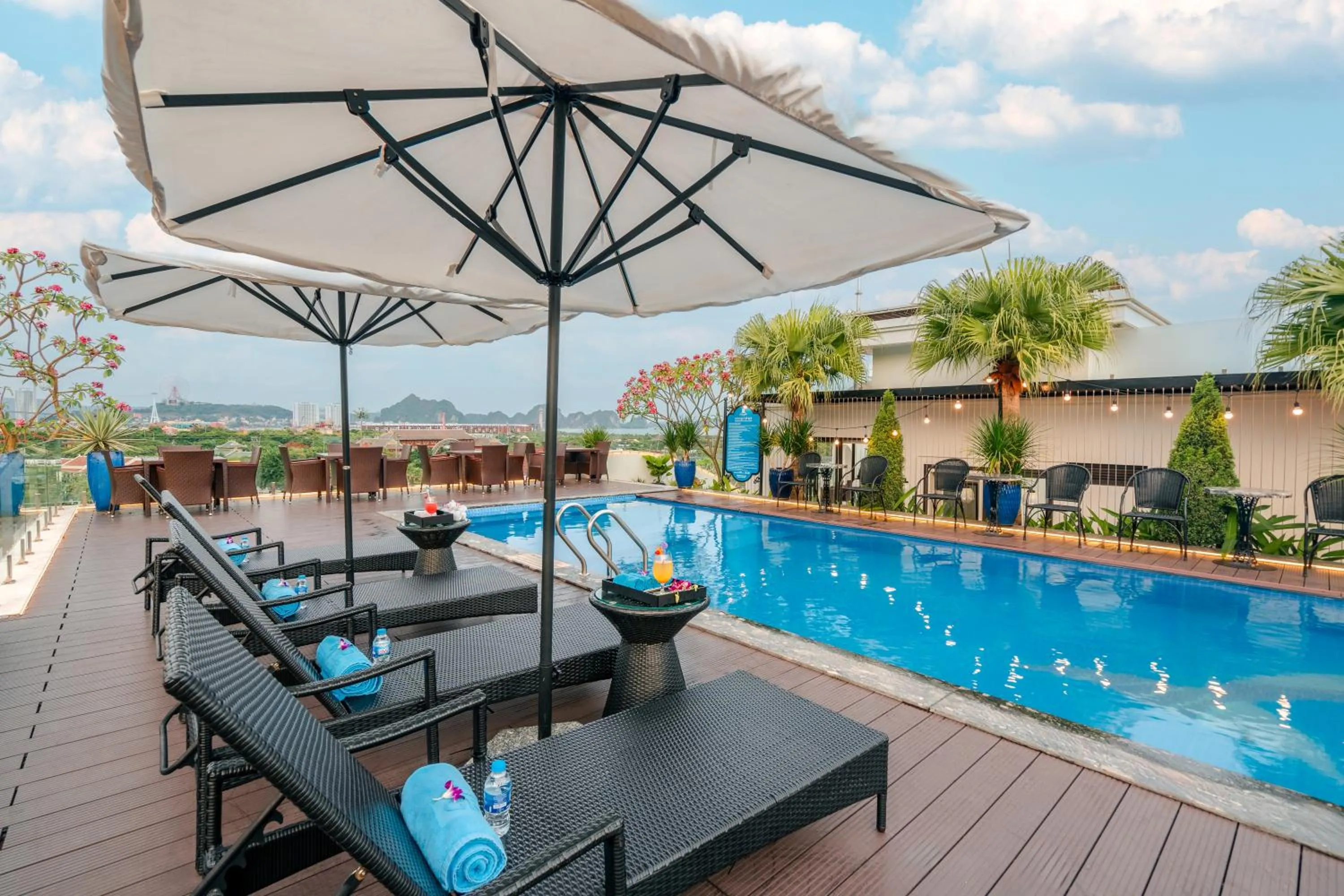 Pool view in Grand Fleuve Boutique