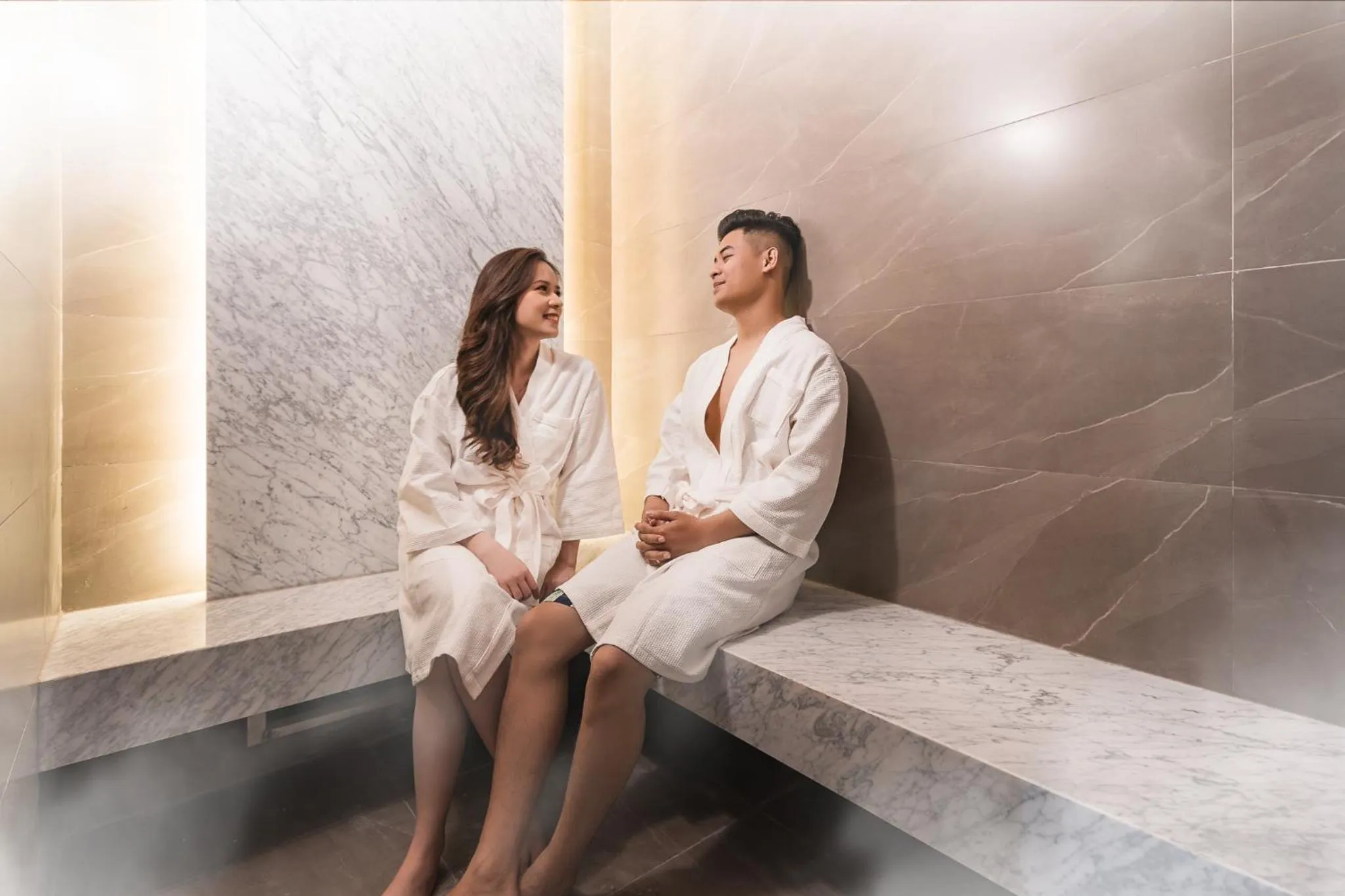 Steam room in Grand Fleuve Boutique